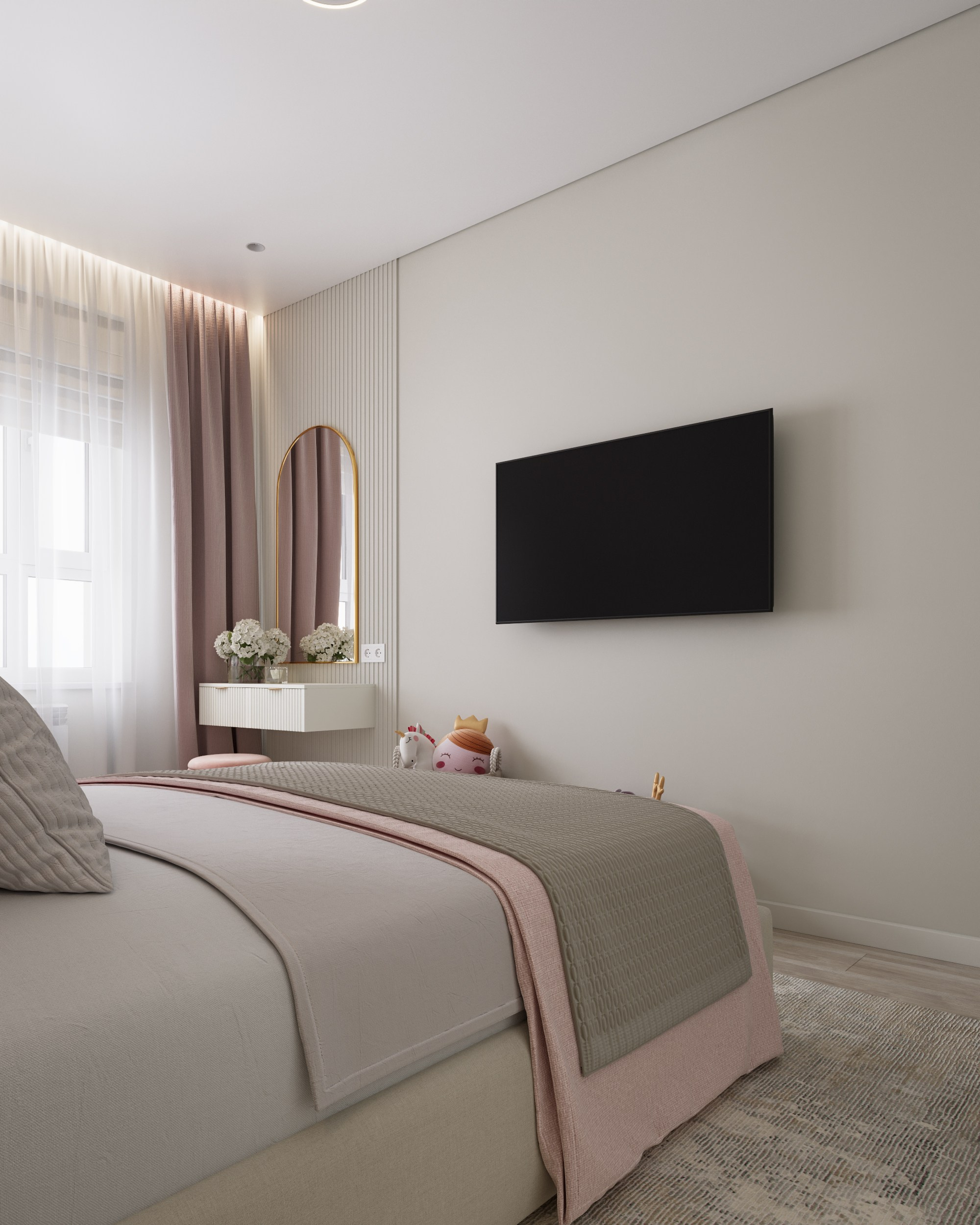 Квартира 70 кв. м. для семьи с ребенком ЖК «Смартполет». Дизайнер интерьеров Ростов-на-Дону Кристина Карпенко