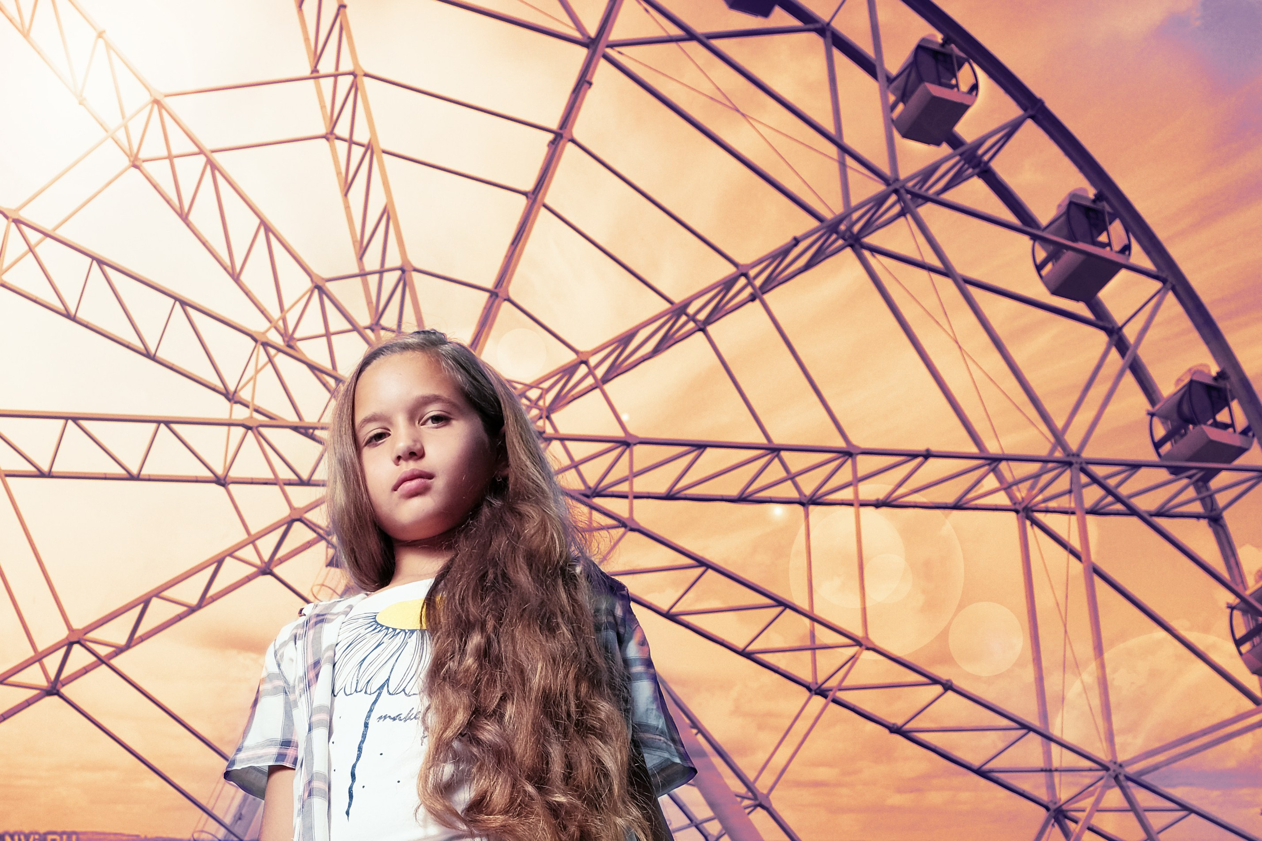 Летняя фотосессия на природе, в лесу, на улице. Семейная с детьми