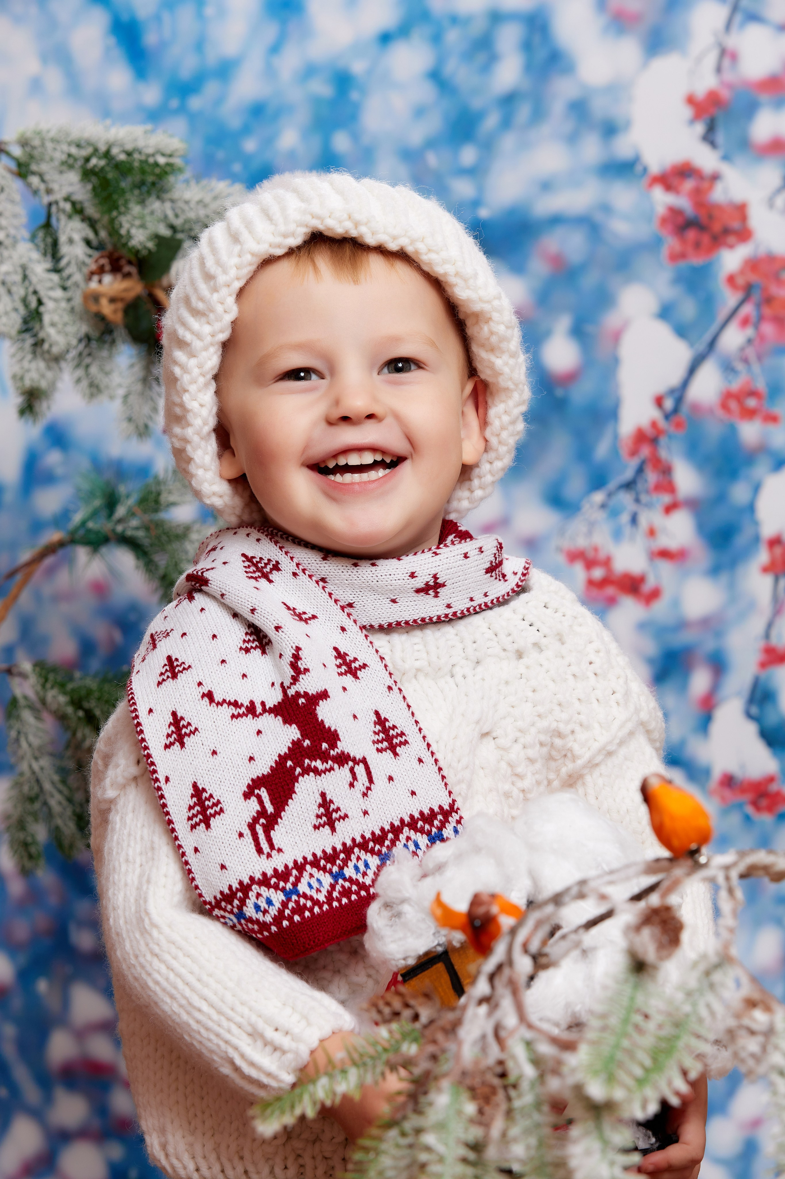 В зимнем лесу. Детская выездная фотостудия