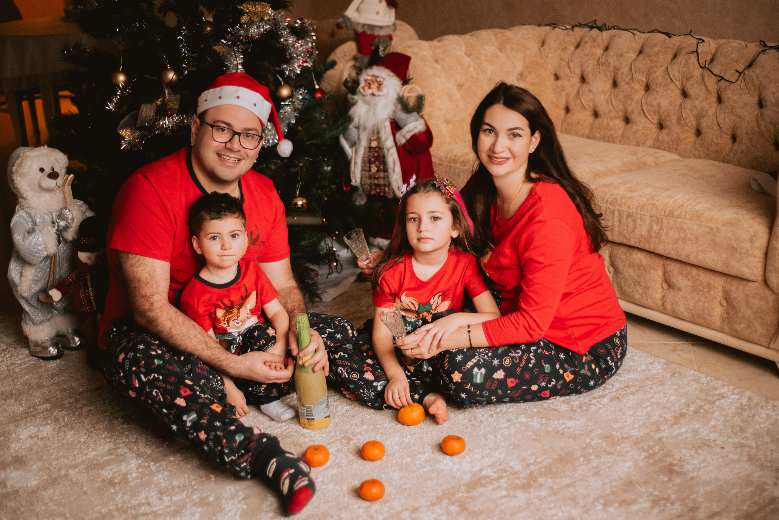 Новый год ДОМА. Семейный и женский фотограф Лоо Краснодар Сочи Энем Татьяна Трибурт