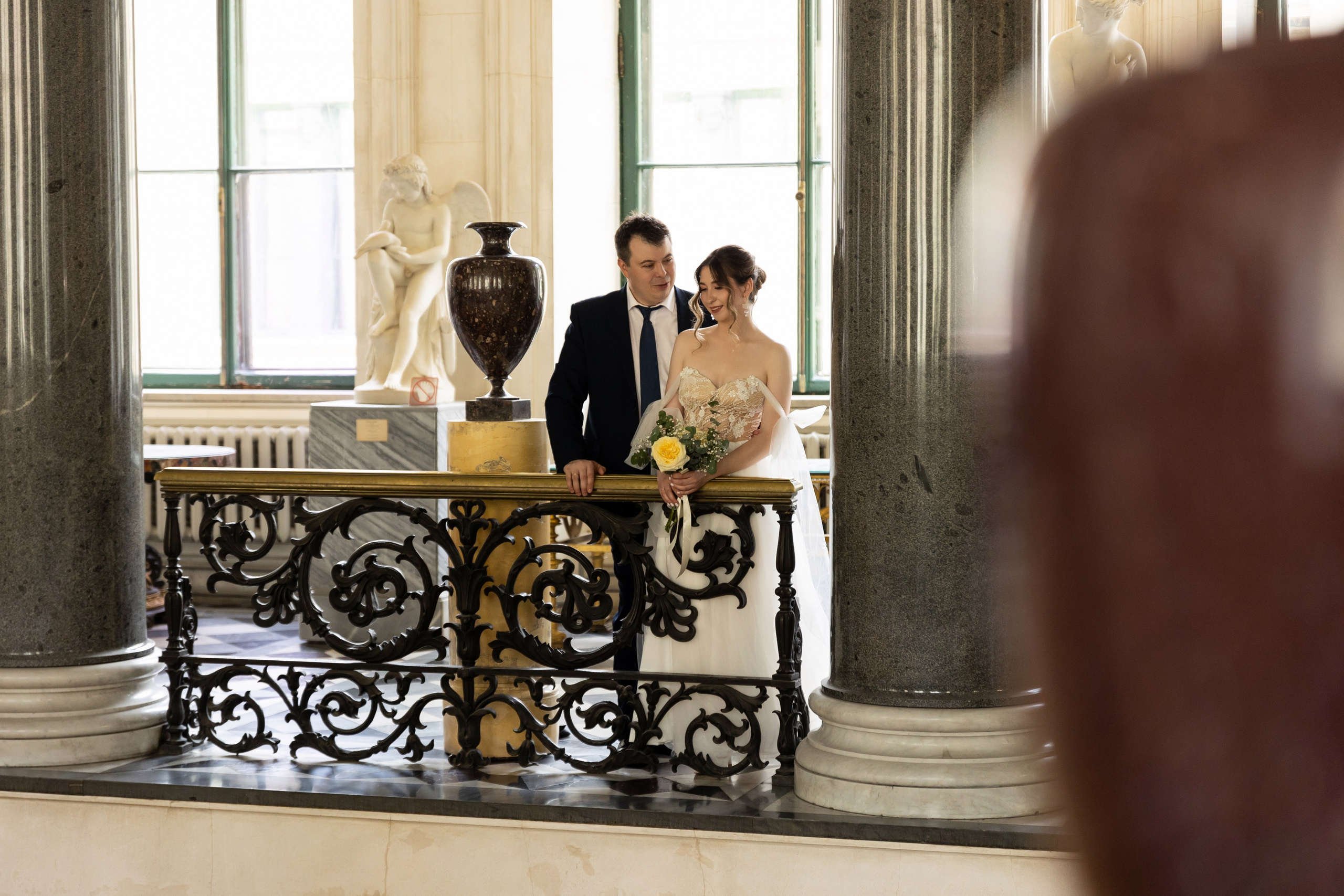 Свадебная фотосессия в Эрмитаже. Семейный и свадебный фотограф в Санкт-Петербурге Татьяна Швыкова