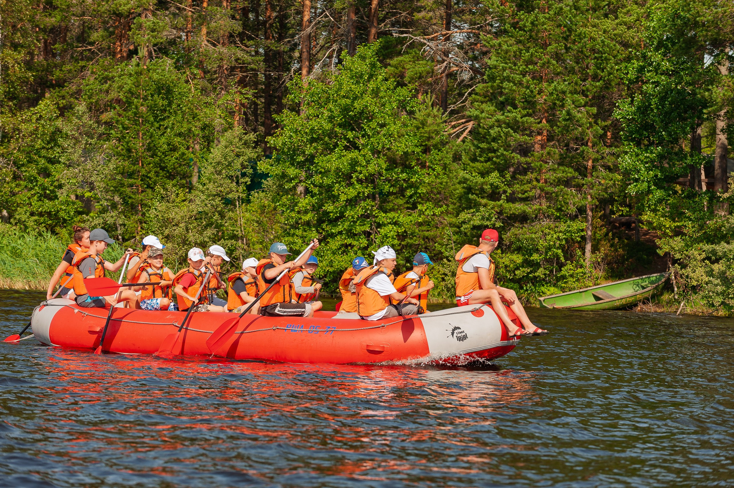 Летние тренировочные боры Школы Боевых Искусств «МОН» 2012 г. Карелия, рафты