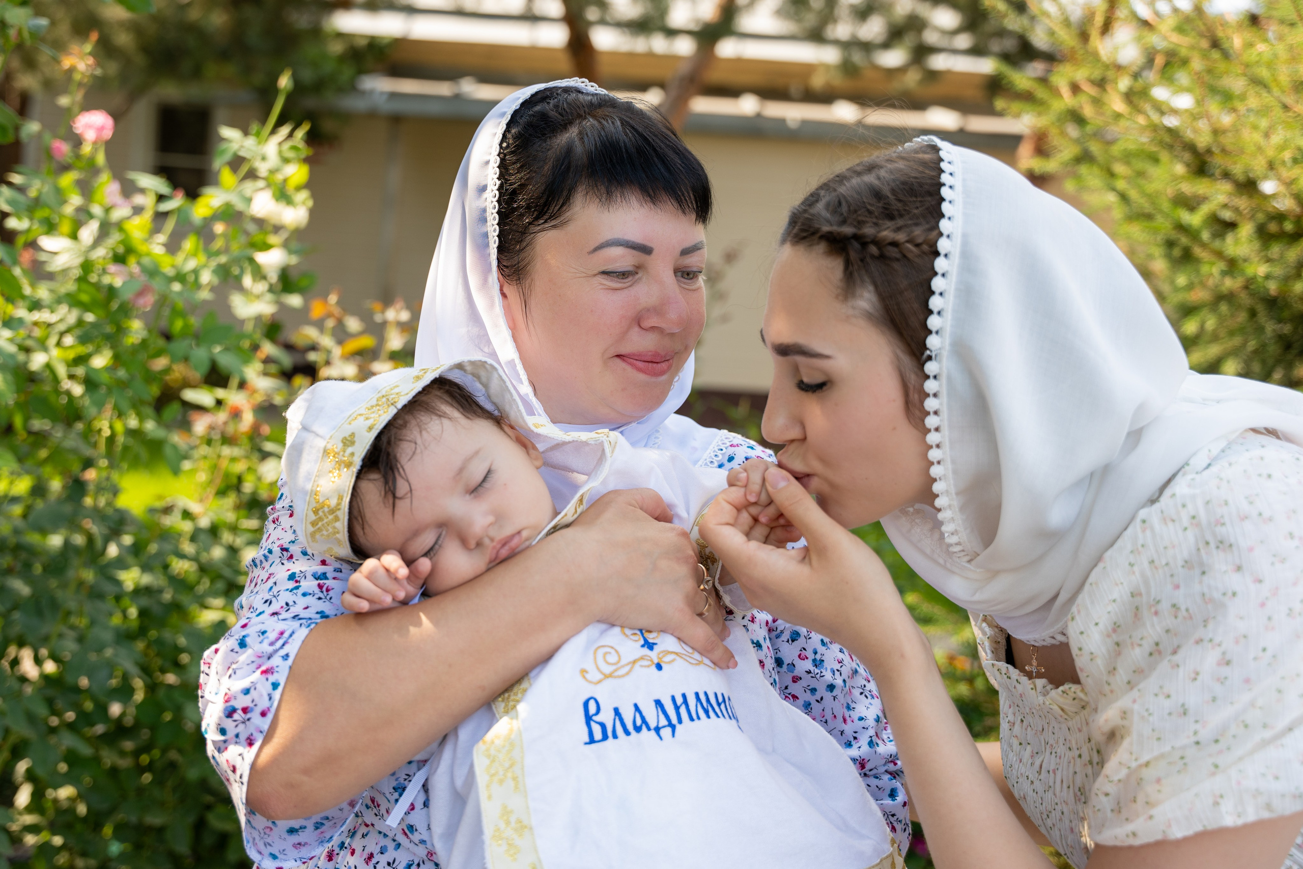 Крещение малыша Владимира: начало духовного пути. Фотограф |Ленинск, Волжский, Волгоград| Наталья Савилова