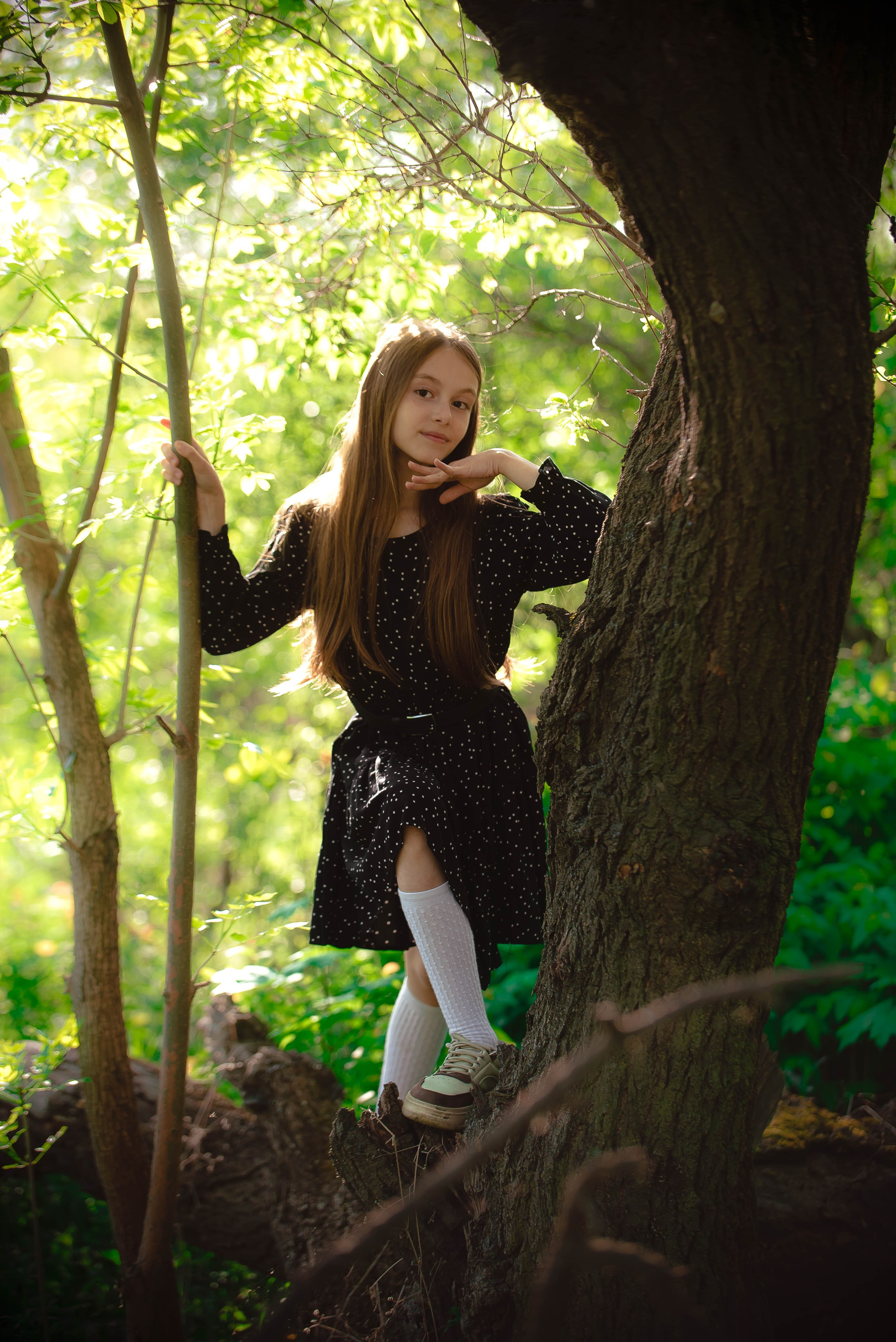 Анютка в сиреньке. Арт-фотограф Евгений Матвиенко