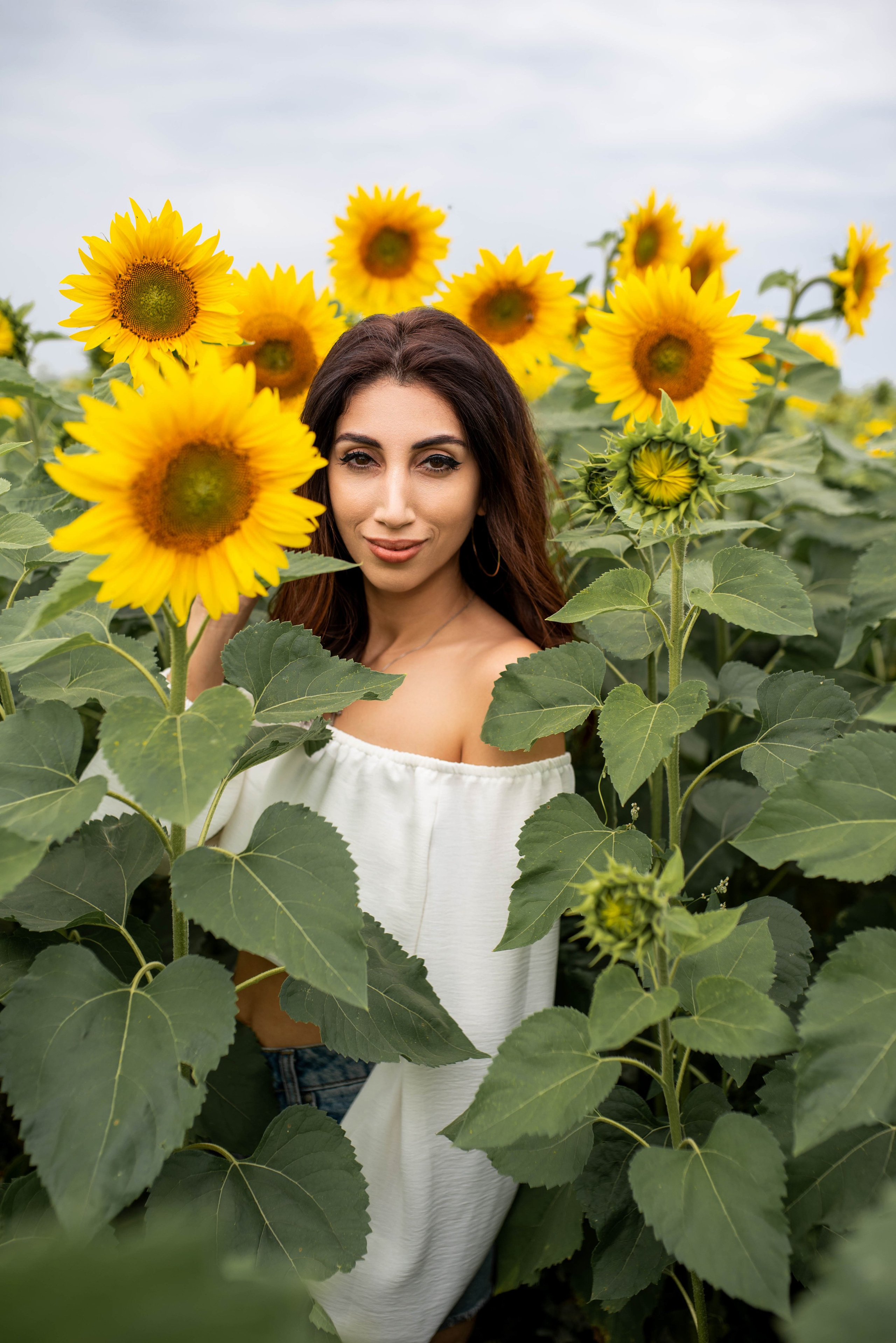 Подсолнухи. Фотосессия на природе. Фотограф Евгения ENIGMA