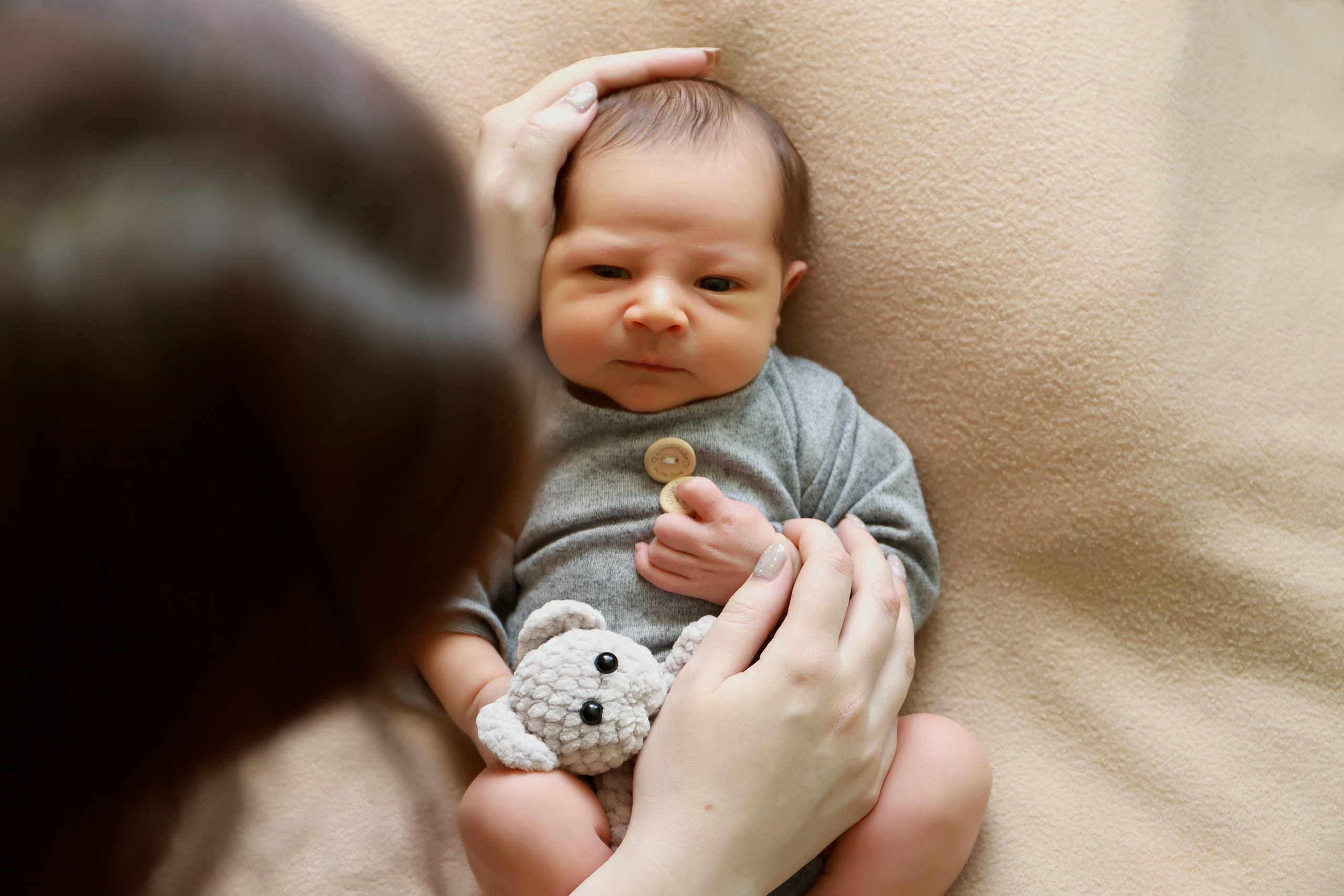 Ньюборн съёмка в студии. Семейный и Детский фотограф в Краснодаре Дарья Насаченко