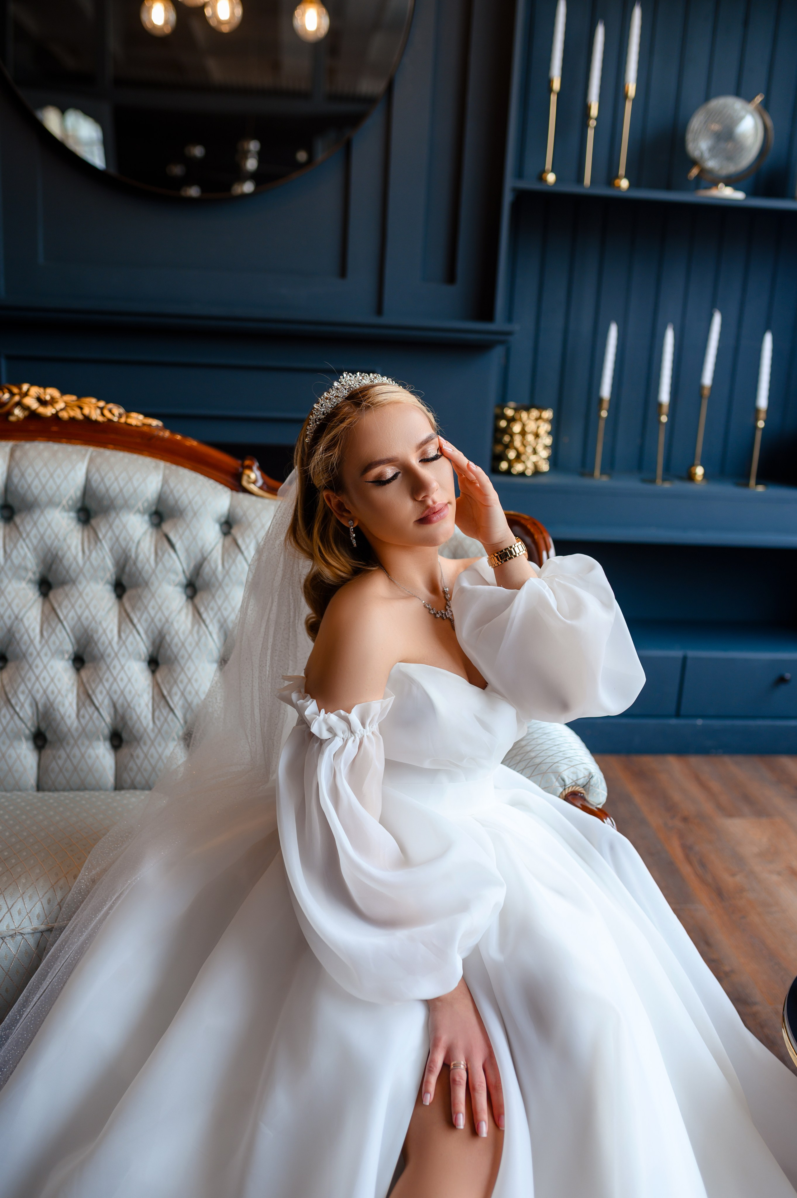 Свадебная фотосессия в фотостудии Аврора зал Эклипс. Семейный и свадебный фотограф в Донецке и Макеевке Дяченко Наталья