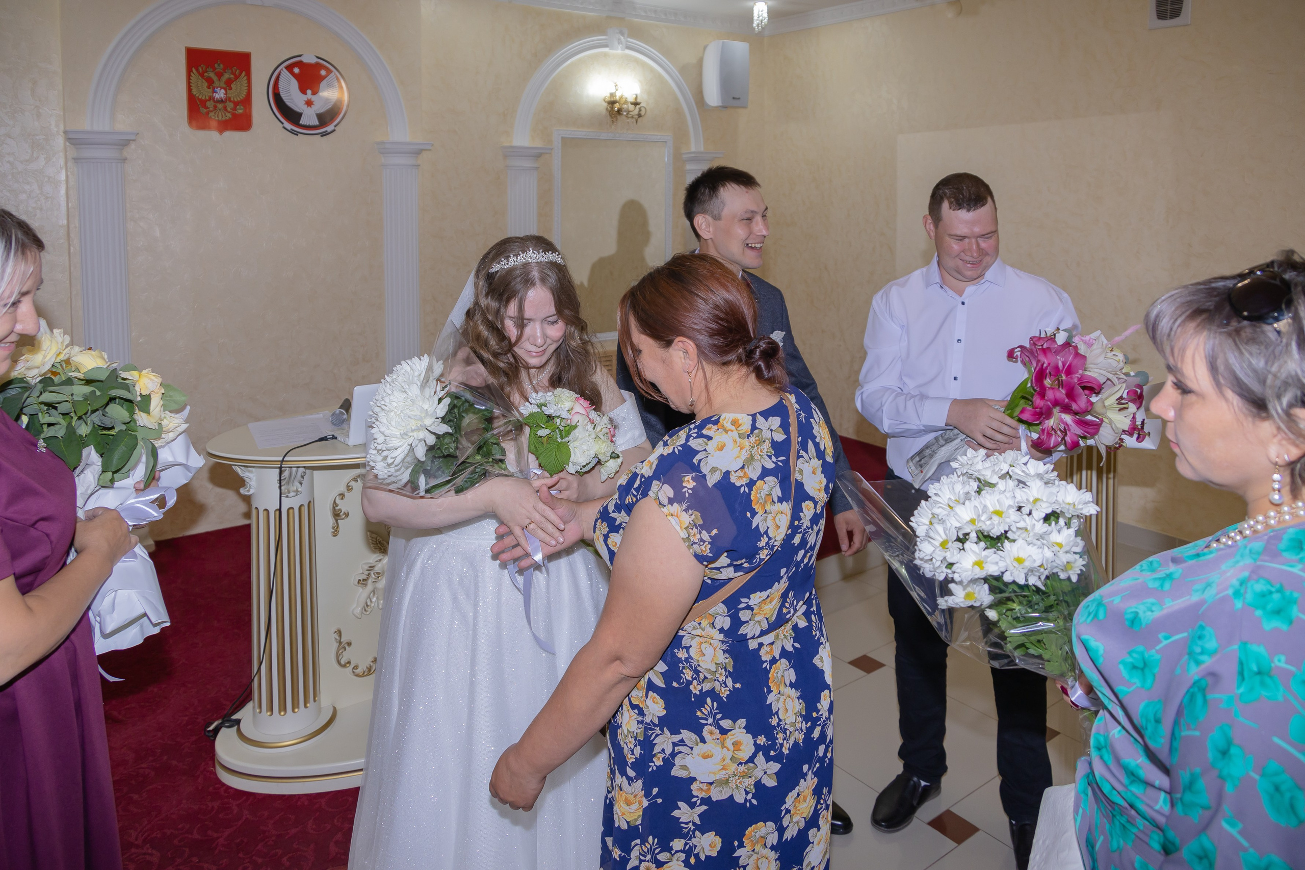 Свадебная съемка регистрации в ЗАГСе г. Можга