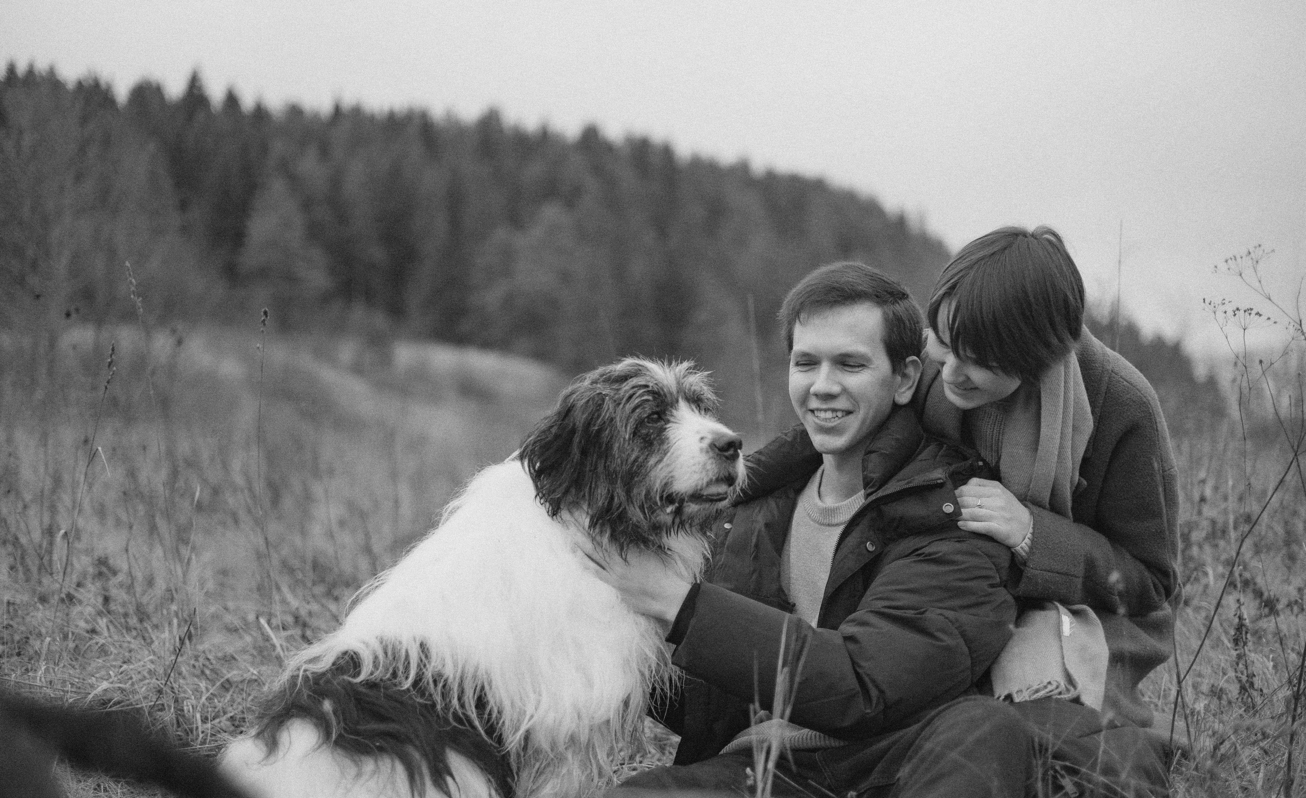Даша, Глеб, Барс и Бруно. Фотограф-анималист Богданова Полина