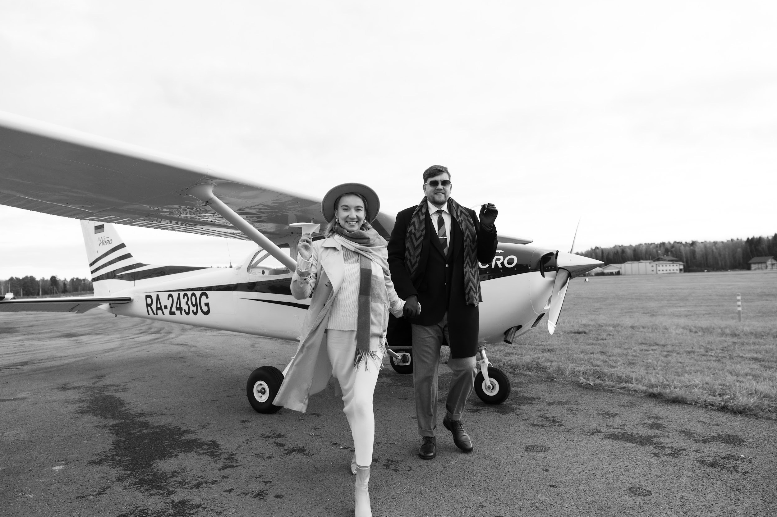 Love-story. Самолёт. Фотограф Марина Росси