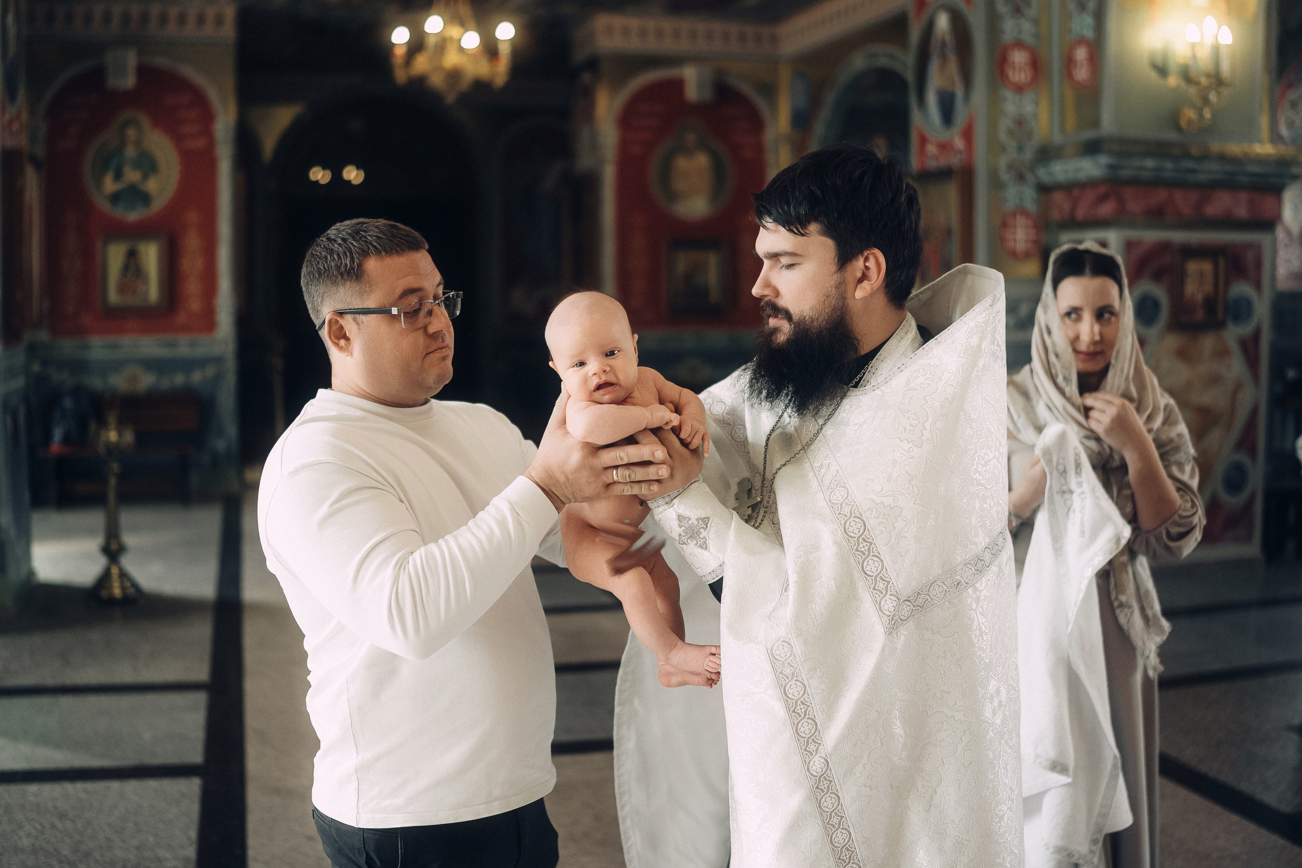 Фотосъемка таинства крещения в Воронеже. Свадебный и репортажный фотограф в Воронеже Роман Янко