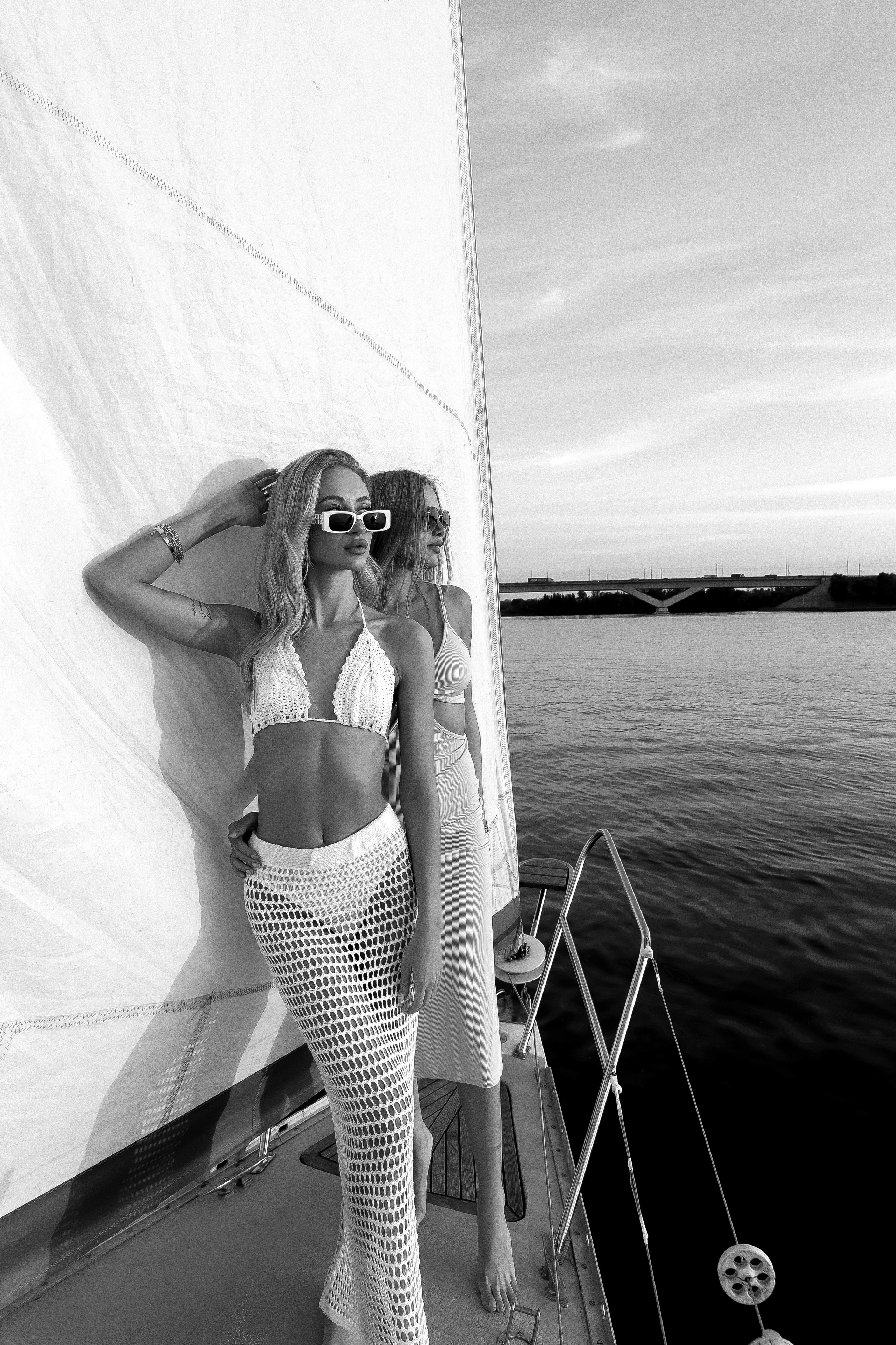 Фотосессия на яхте. Женский фотограф Москва, Лобня