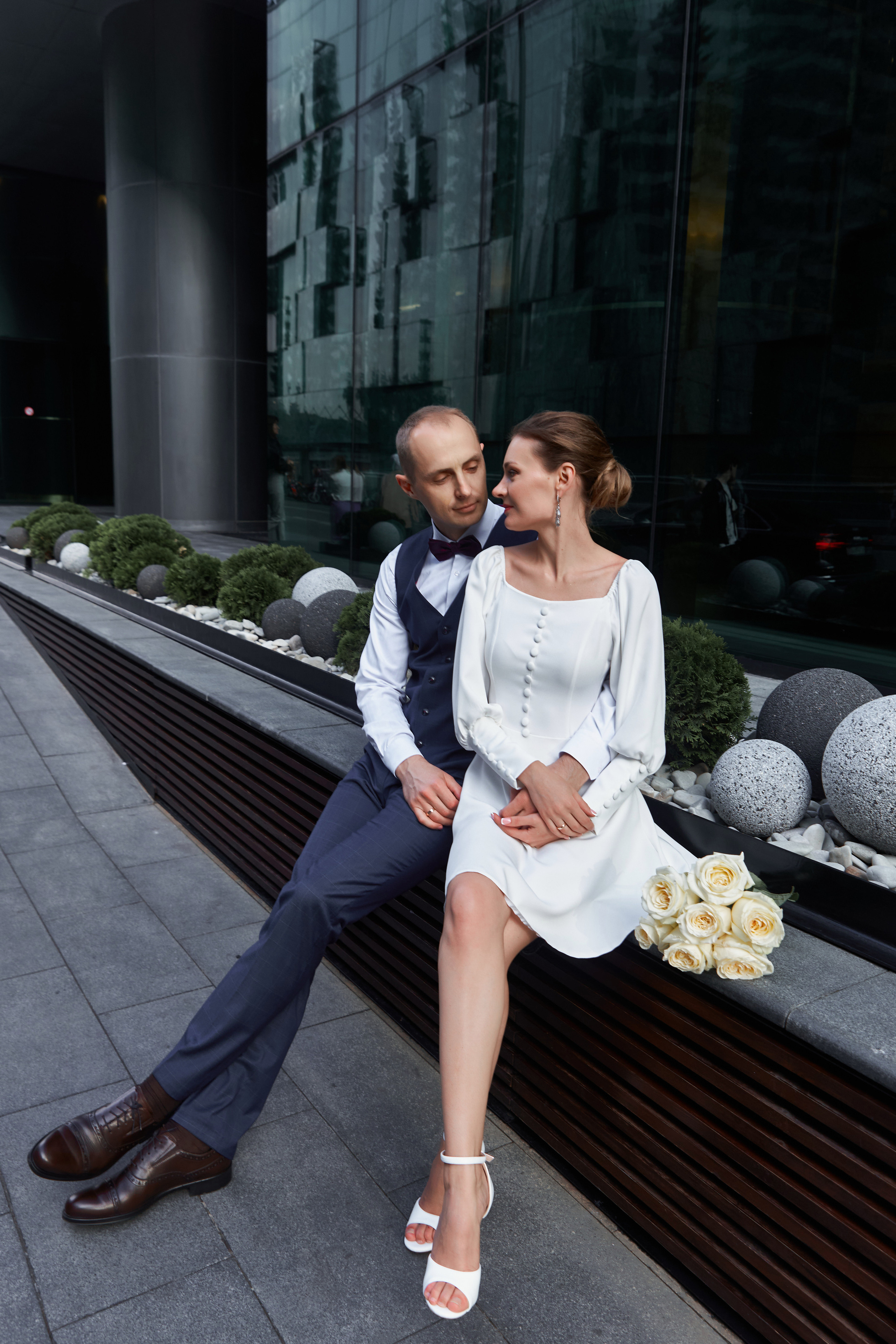 ЗАГС и прогулка в Москва Сити. Женский фотограф Москва, Лобня