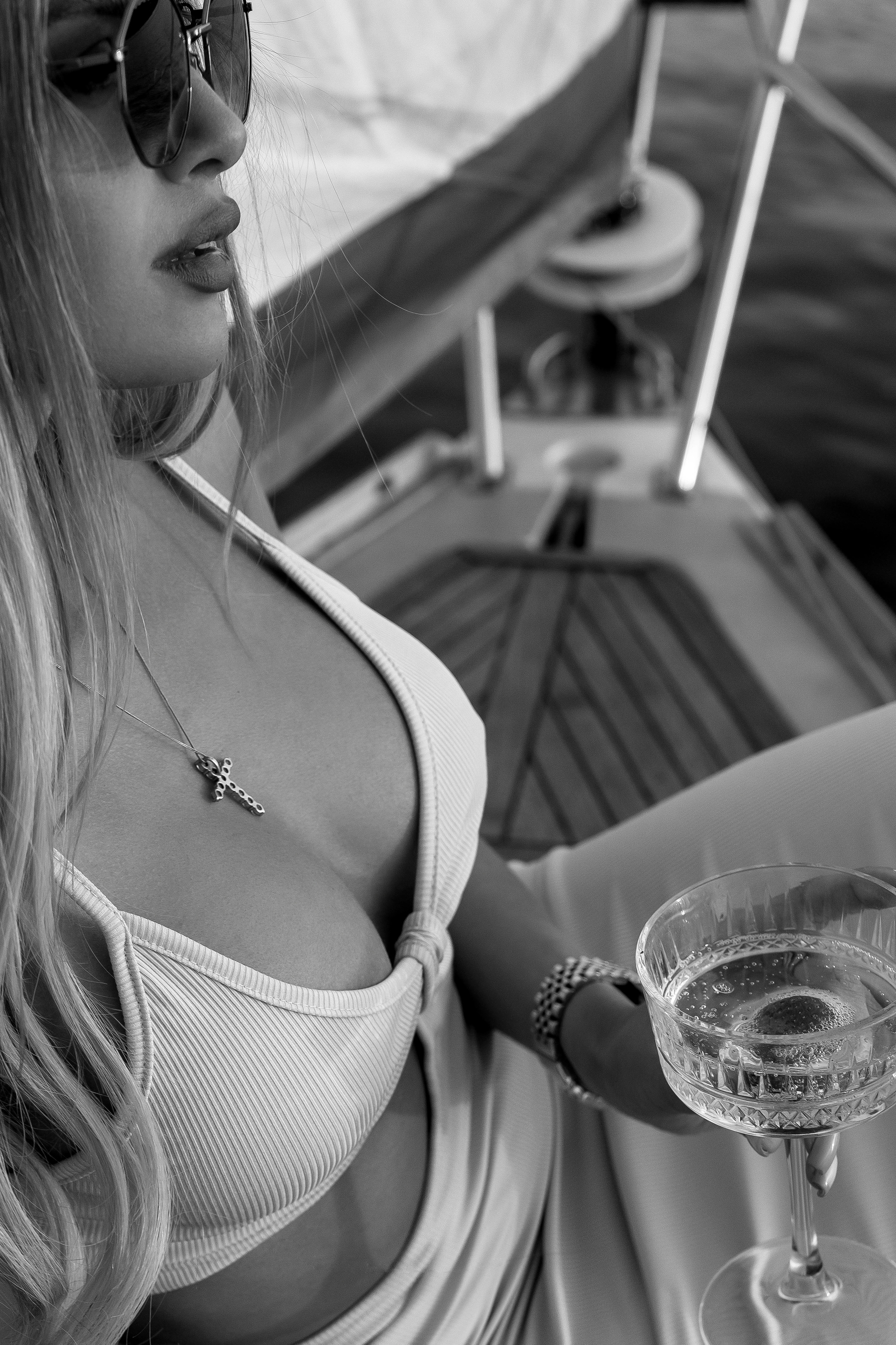 Фотосессия на яхте. Женский фотограф Москва, Лобня