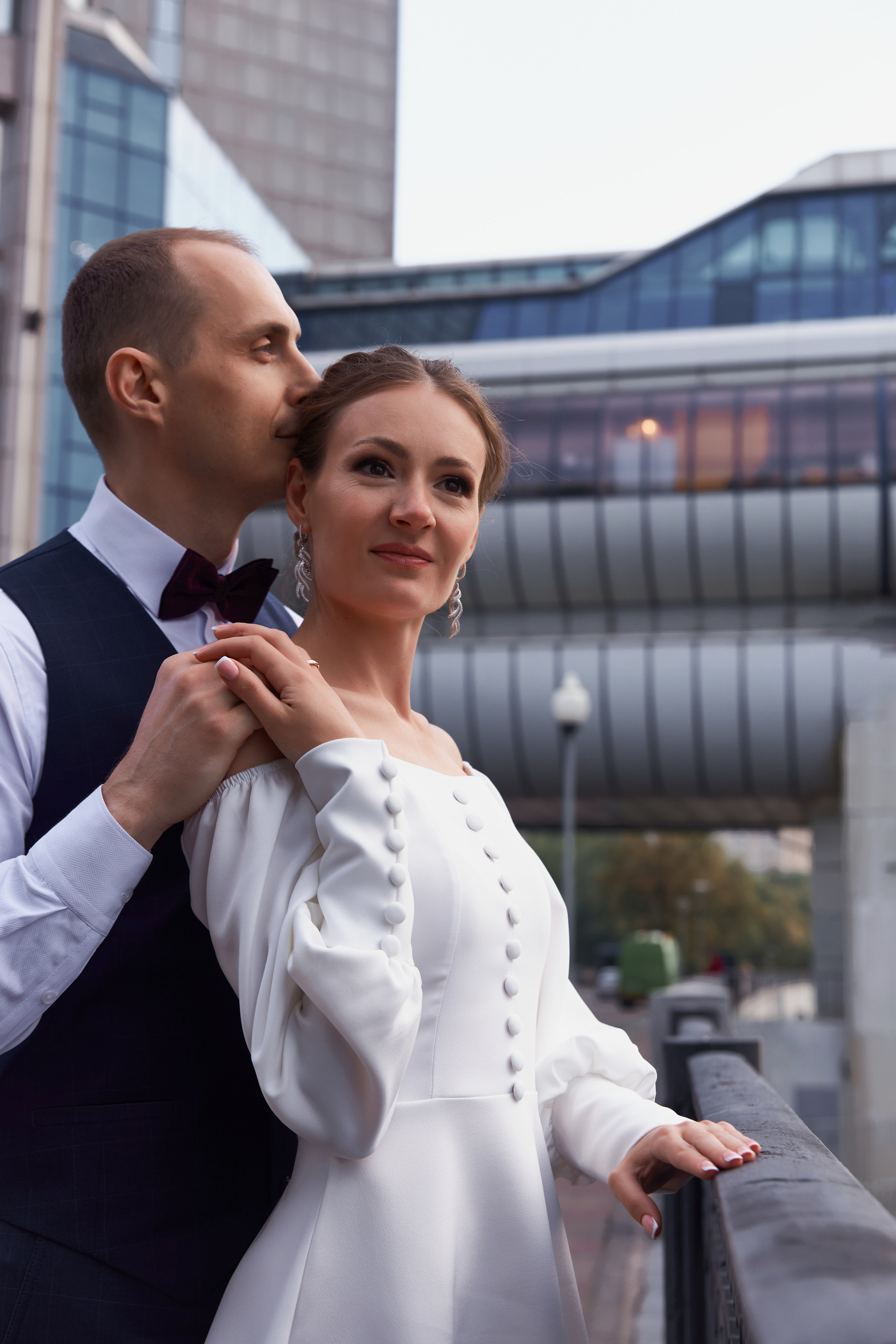 ЗАГС и прогулка в Москва Сити. Женский фотограф Москва, Лобня