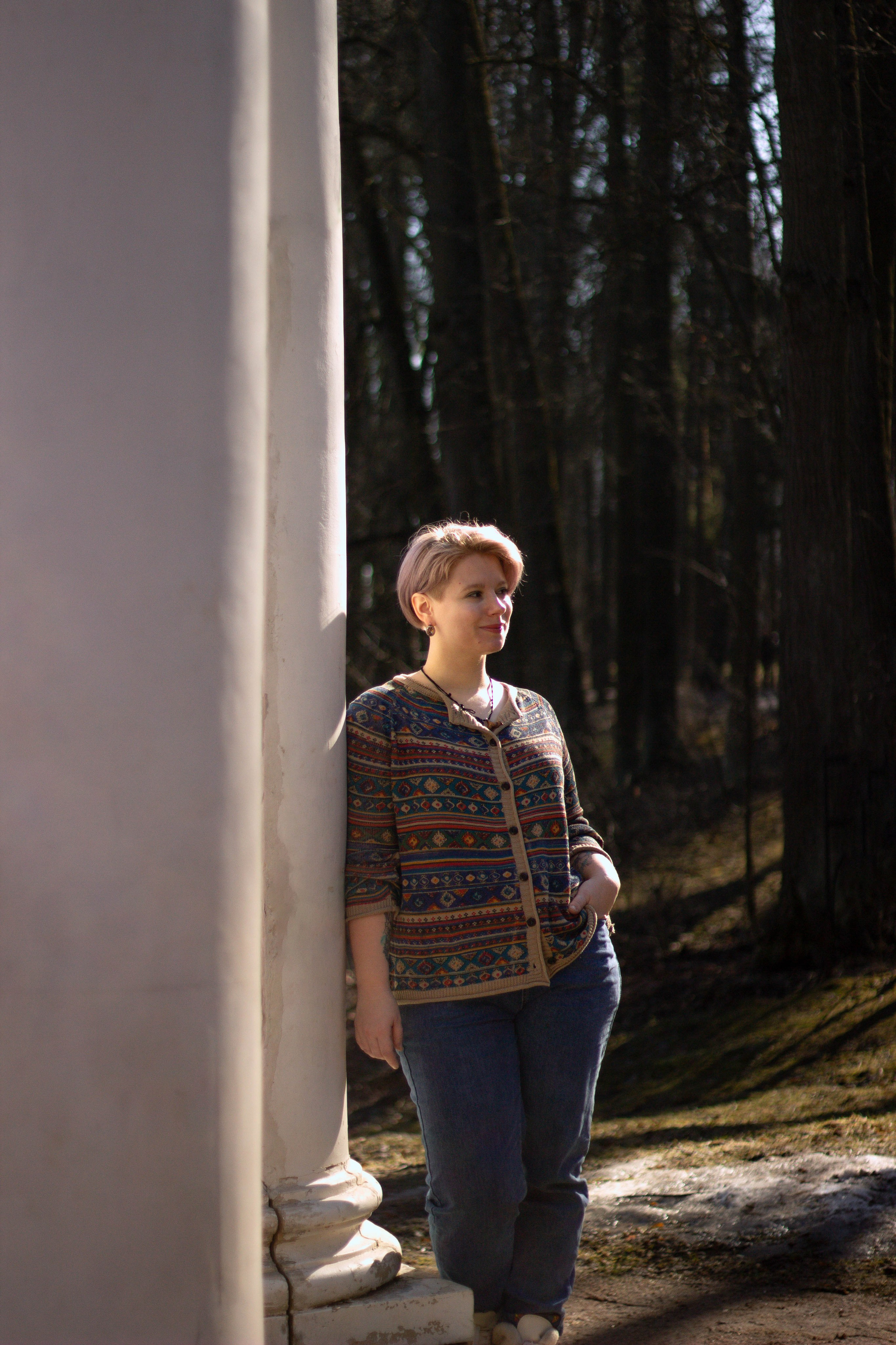 Алена в Усадьбе Остафьево. Портретный фотограф Москва Юлия Трякина