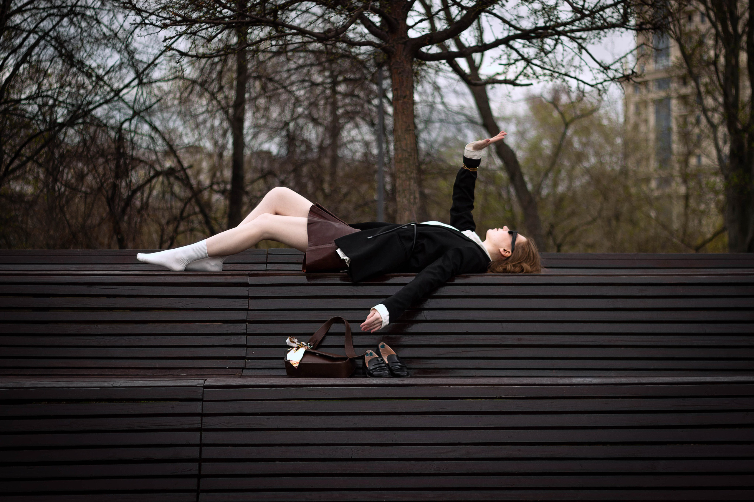 Аня на Крымской набережной. Портретный фотограф Москва Юлия Трякина