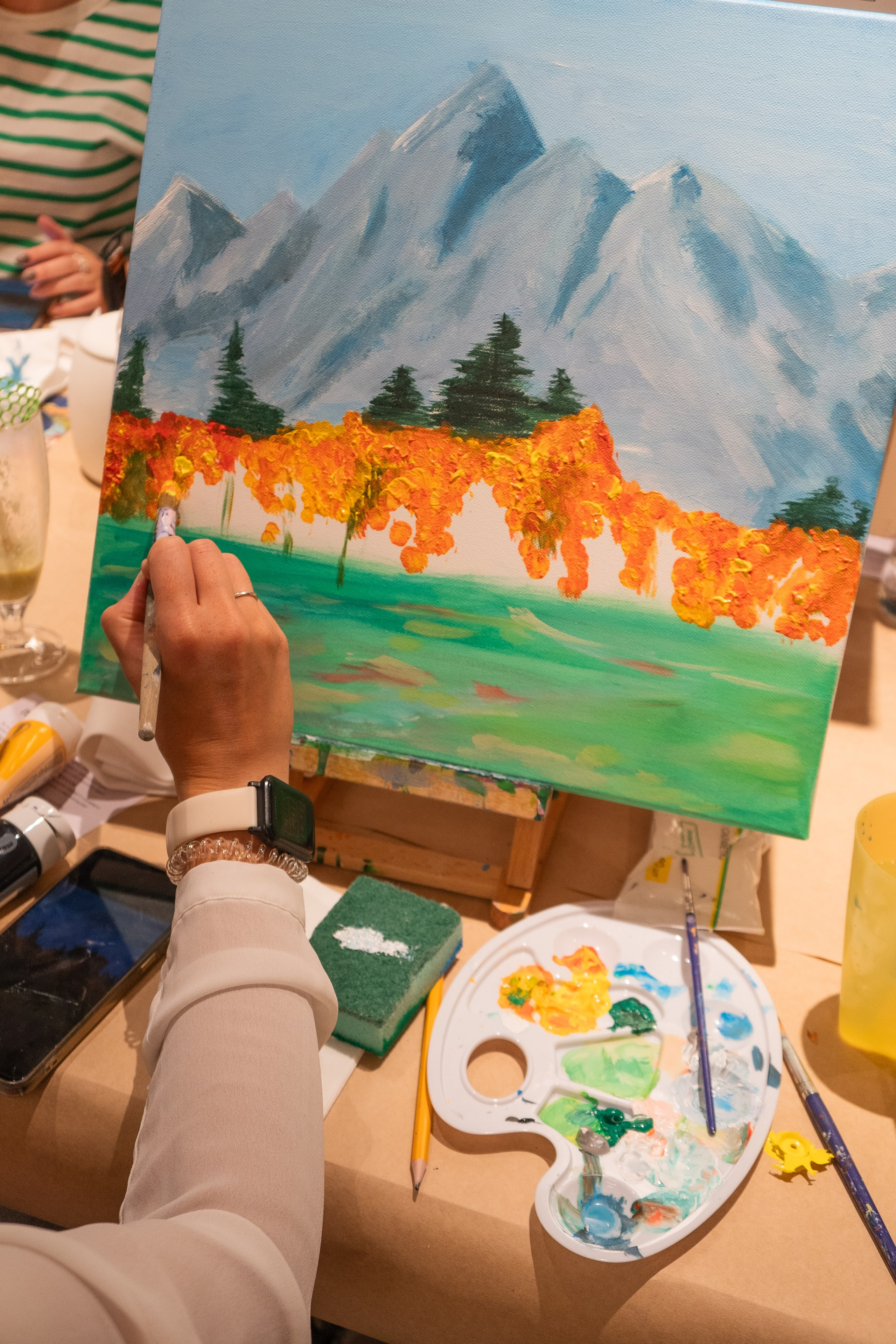 Корпоратив Teach Me Art 3. Портретный фотограф в Москве и Санкт-Петербурге Арина Чех