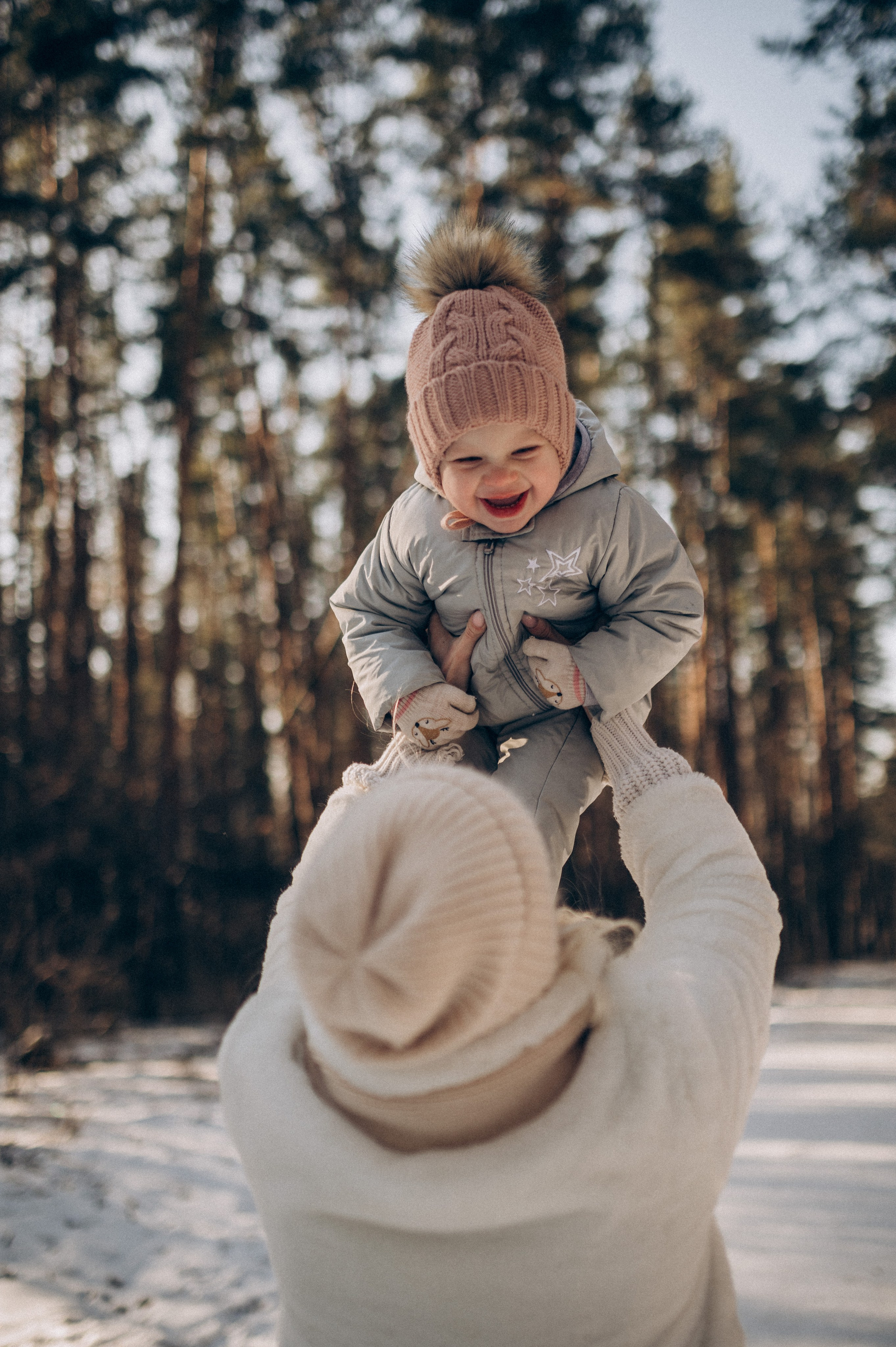Зимняя фотосессия в лесу. Семейный фотограф в Домодедово и Москве Елена Пичугина