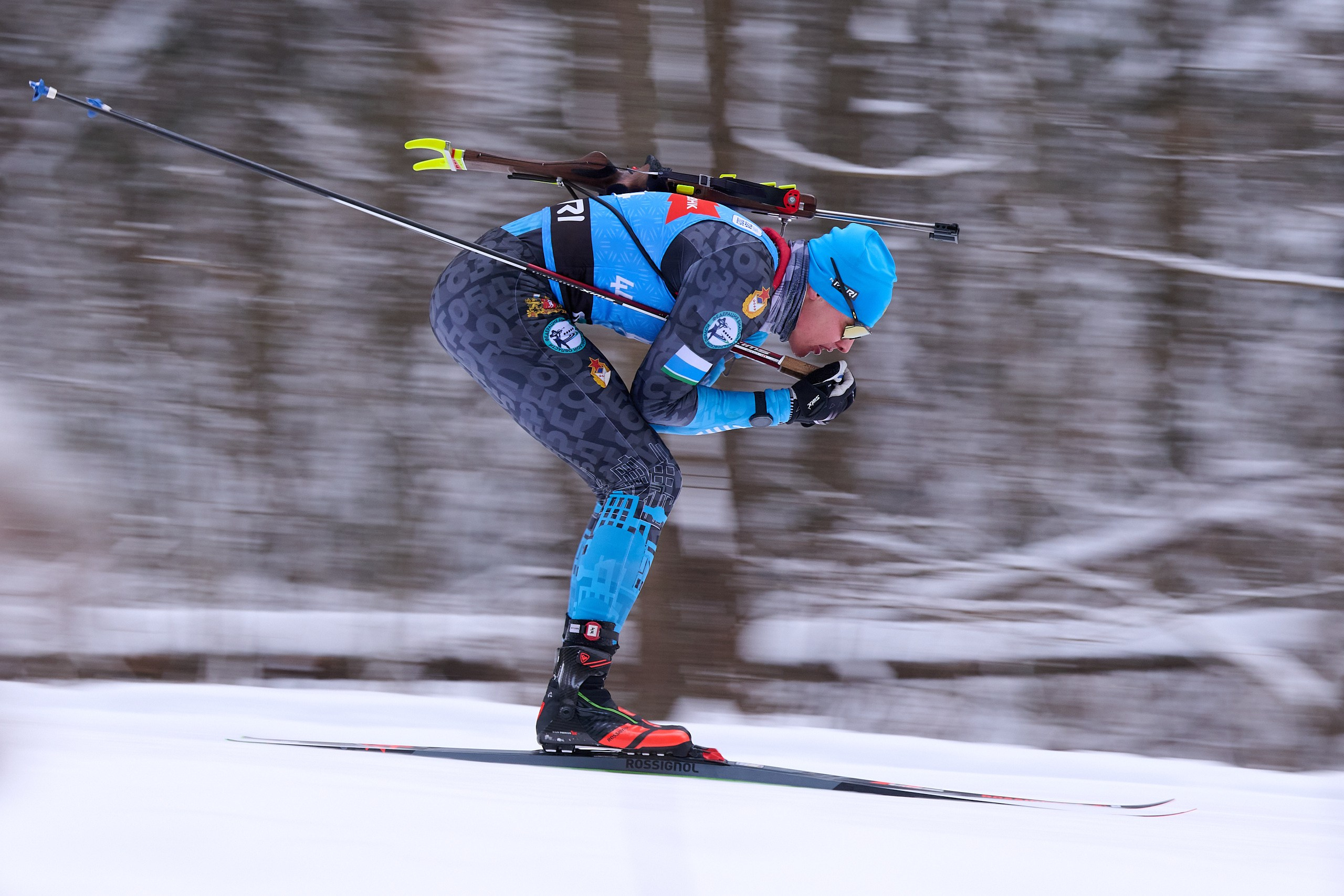 Биатлон. Чемпионат России — 2024/2025, 3-й этап, Ижевск. Спринт. Мужчины. Спортивный репортажный фотограф в Ижевске Сергей Мерзляков