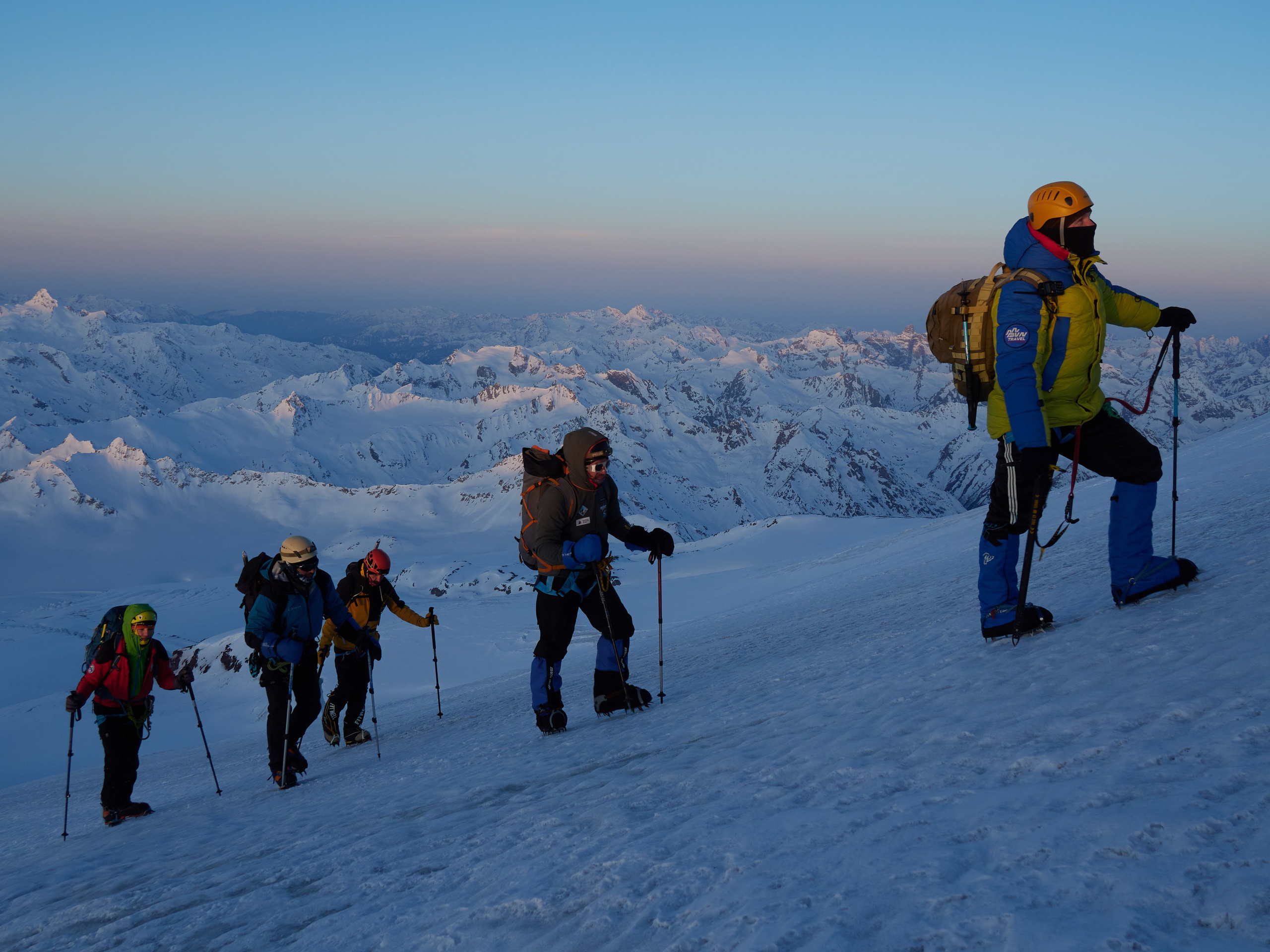 Фотограф на Эльбрусе