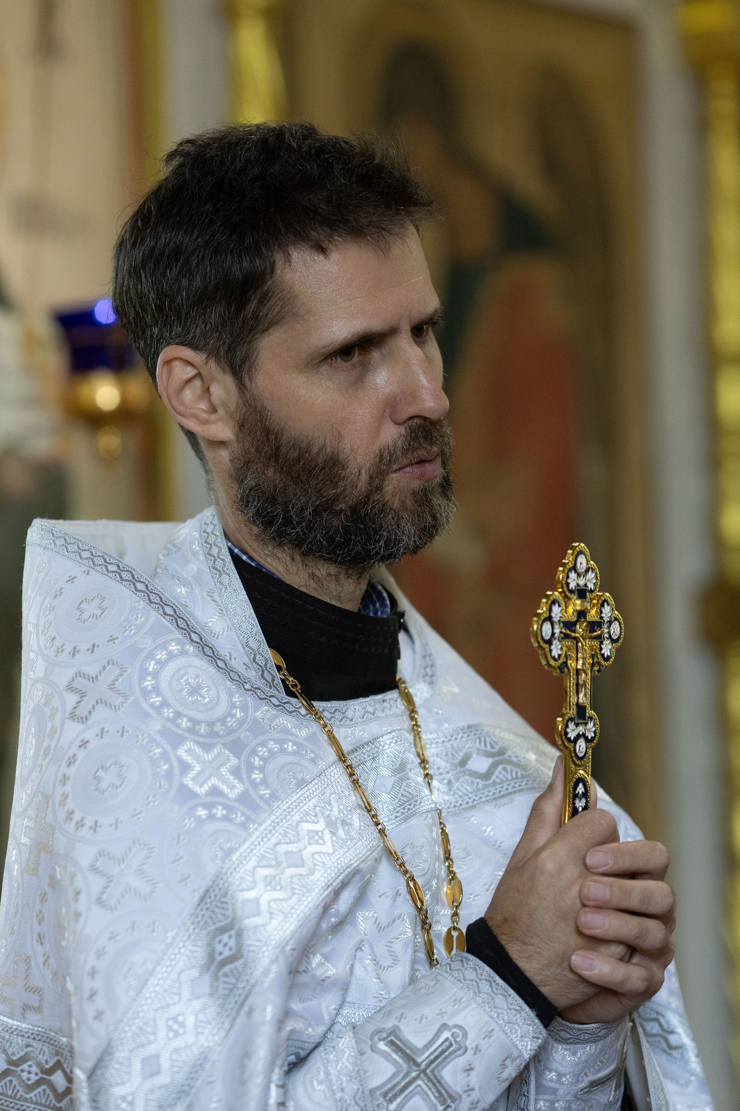 Крещение двух братьев. Храм Успения Пресвятой Богородицы. Семейный и детский фотограф Анна Петракова