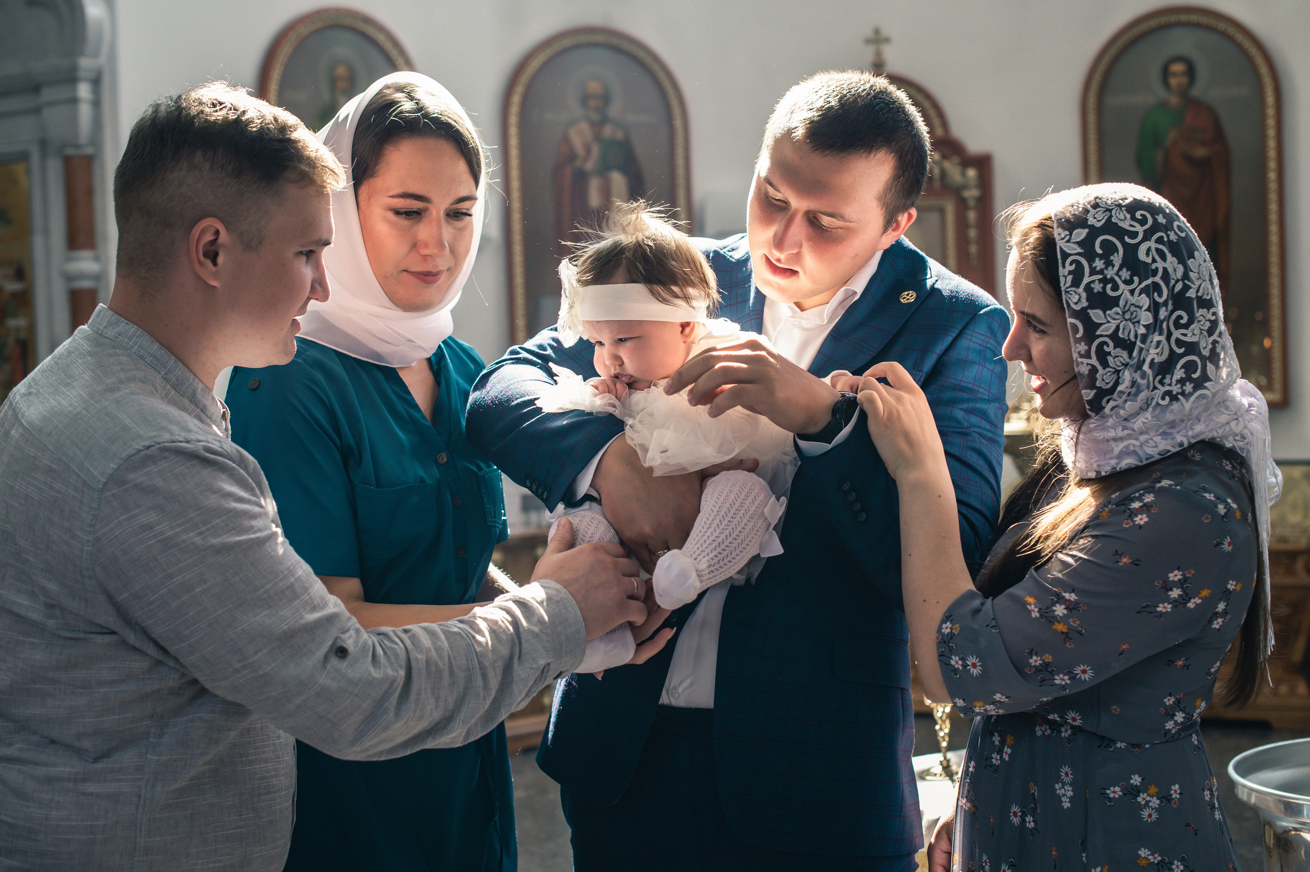 Крещение Есении. Свадебный и репортажный фотограф видеограф Брянск/Москва