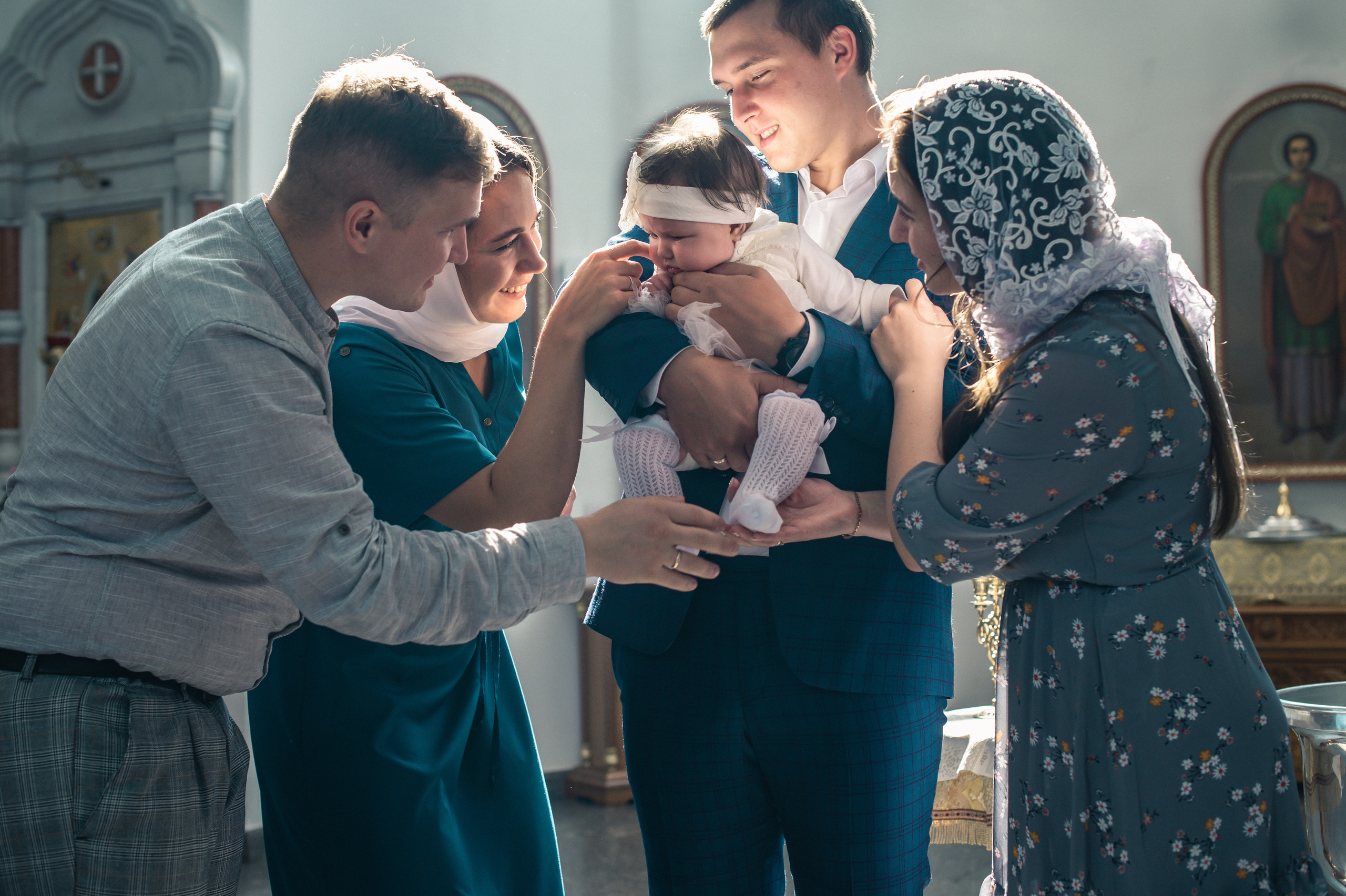 Крещение Есении. Свадебный и репортажный фотограф видеограф Брянск/Москва
