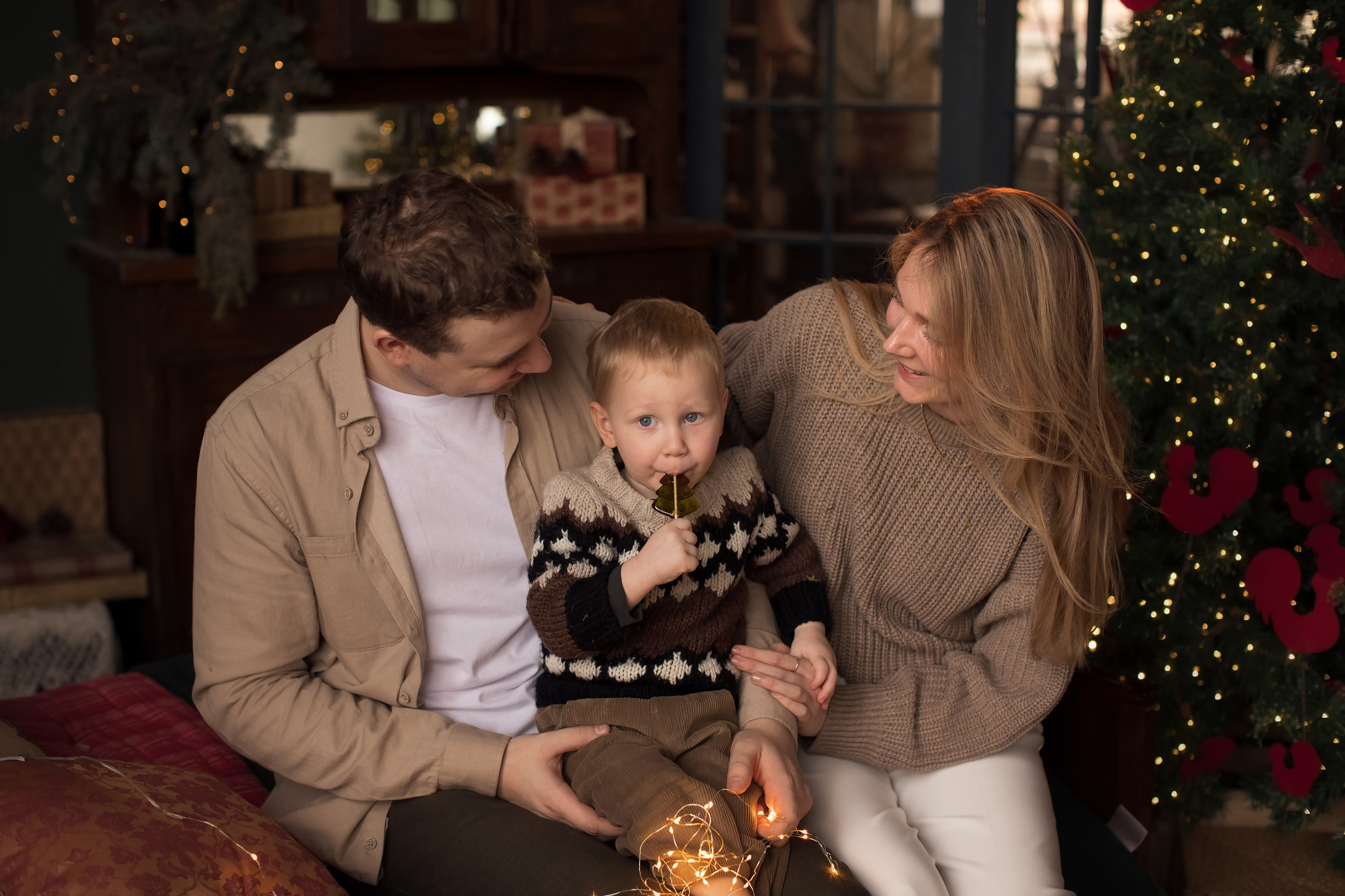 В теплых огоньках. Семейный и детский фотограф в Саратове Полина Коткина