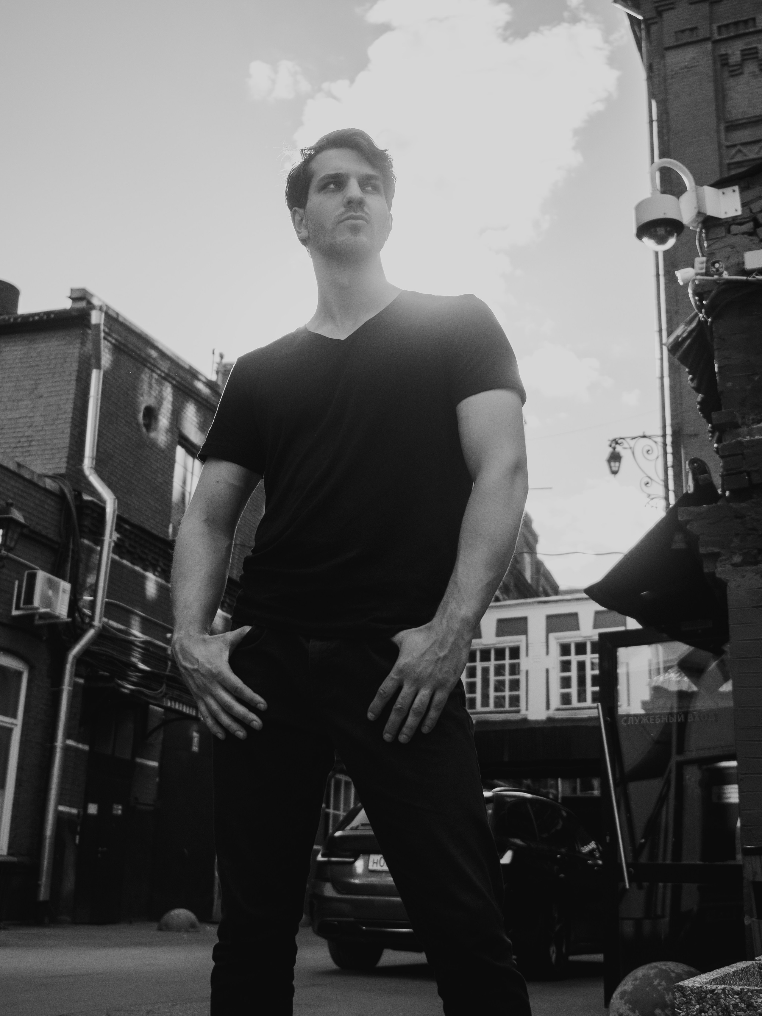 Фотопрогулка в ч/б. Маруся Машкова • Фотограф в Москве