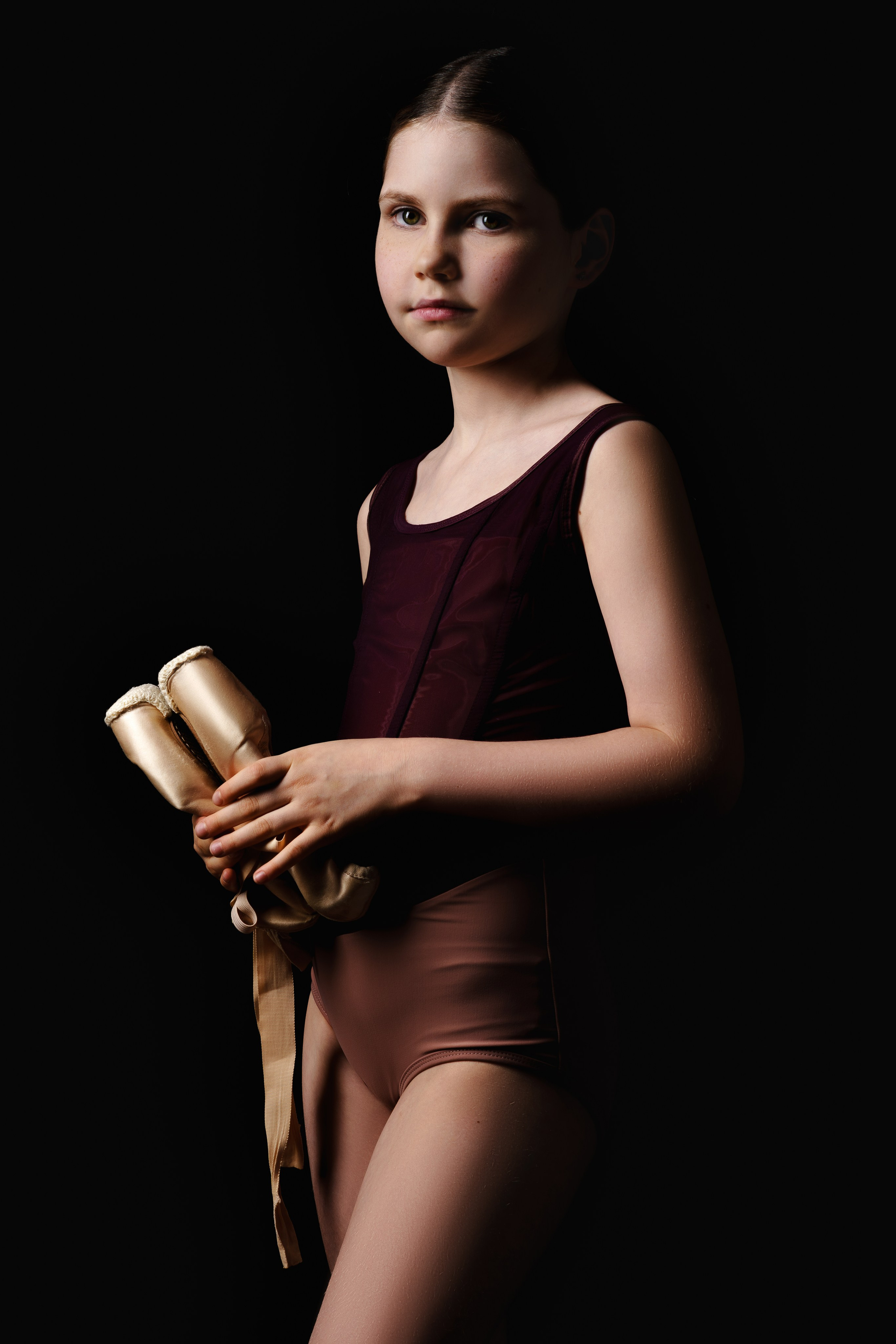 Портретная фотосессия в стиле «Минимализм»: балет и спорт. Виктория Беник