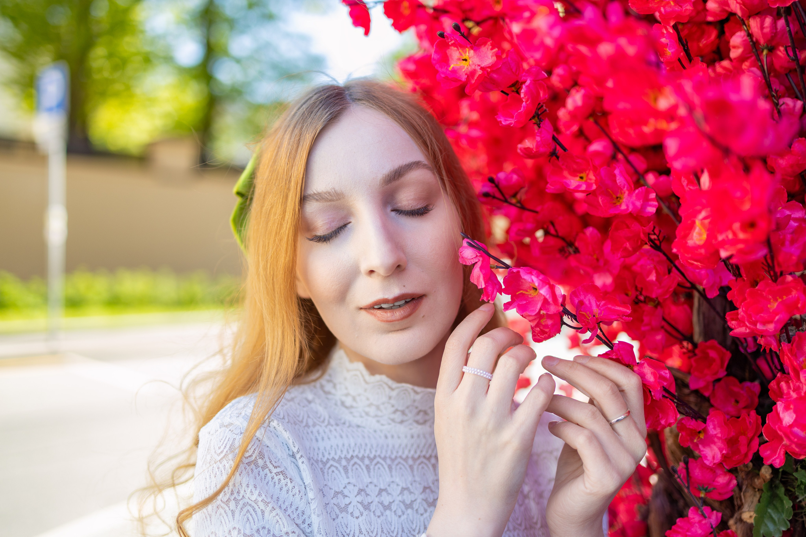 Весенняя прогулка с Еленой по Патриаршим. Репортажный, семейный и студийный фотограф в Москве Демин Алексей