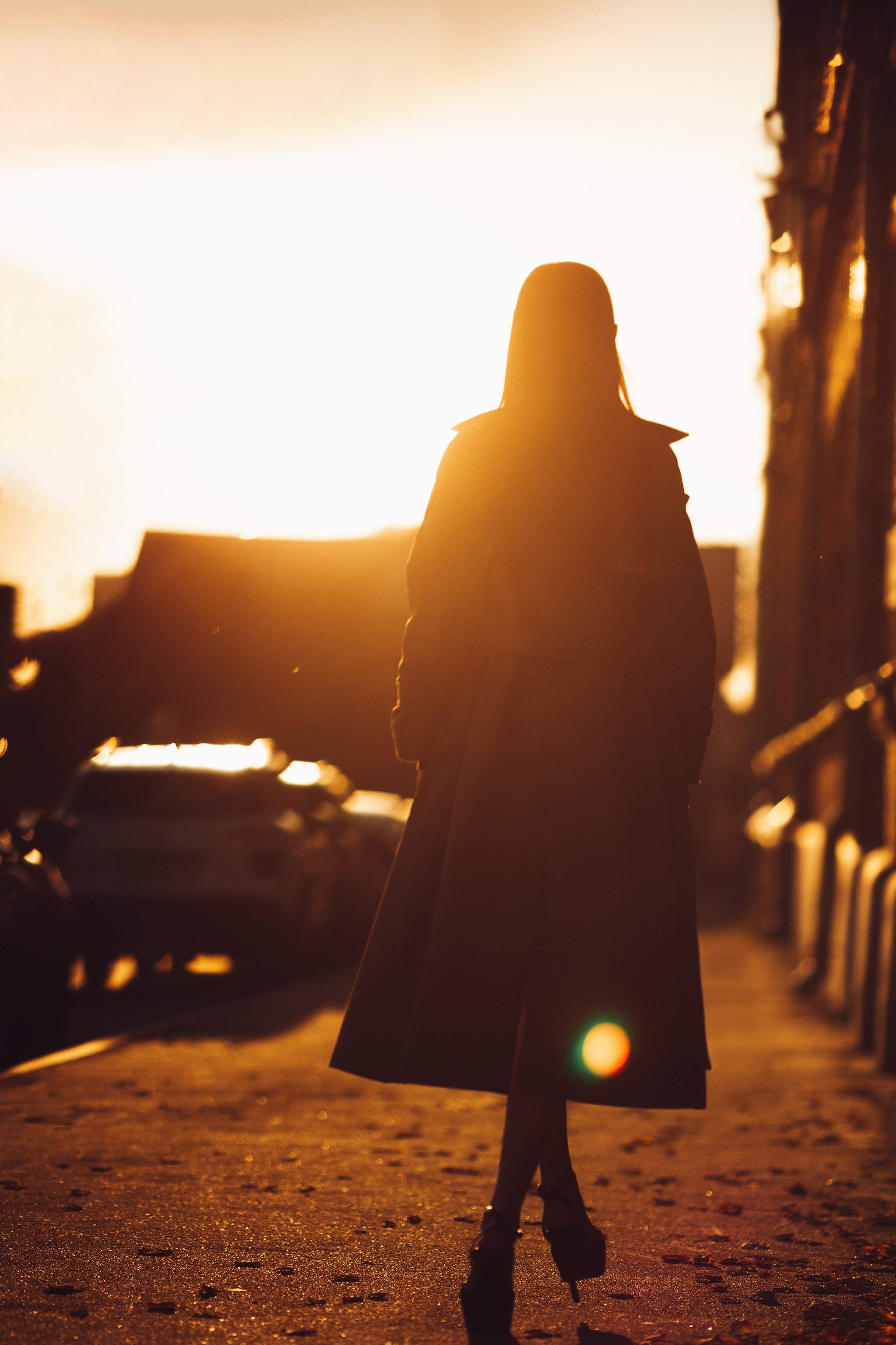 фотосессия закат контровой свет павлинский иваново силуэты