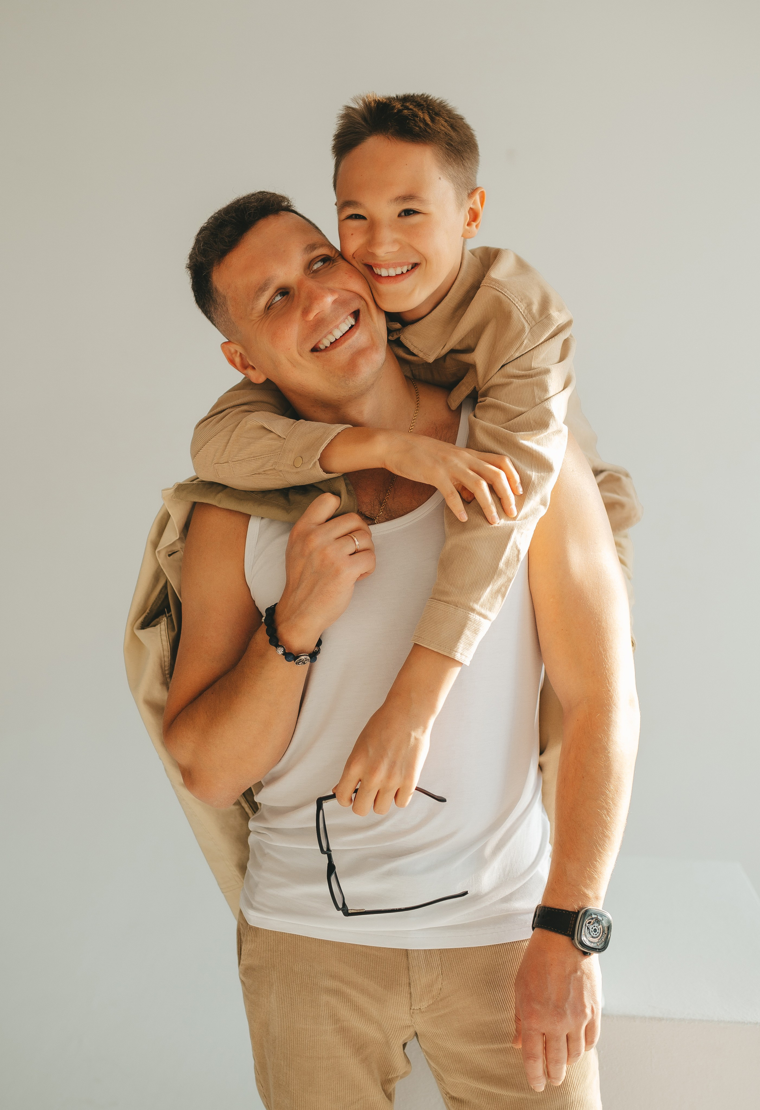 Семейная фотосессия в студии. Семейный и детский фотограф и видеограф в Москве, Дрокина Наталья