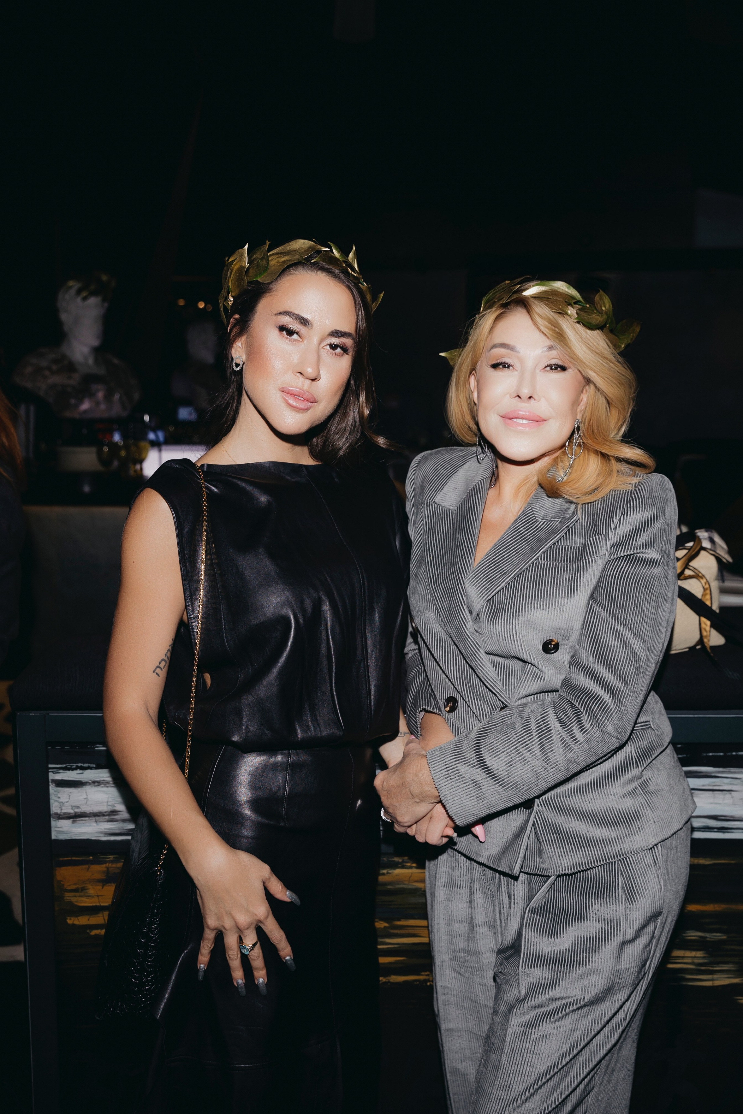 Татьяна Плаксина и Любовь Успенская на дне рождения ресторана «Пифагор»