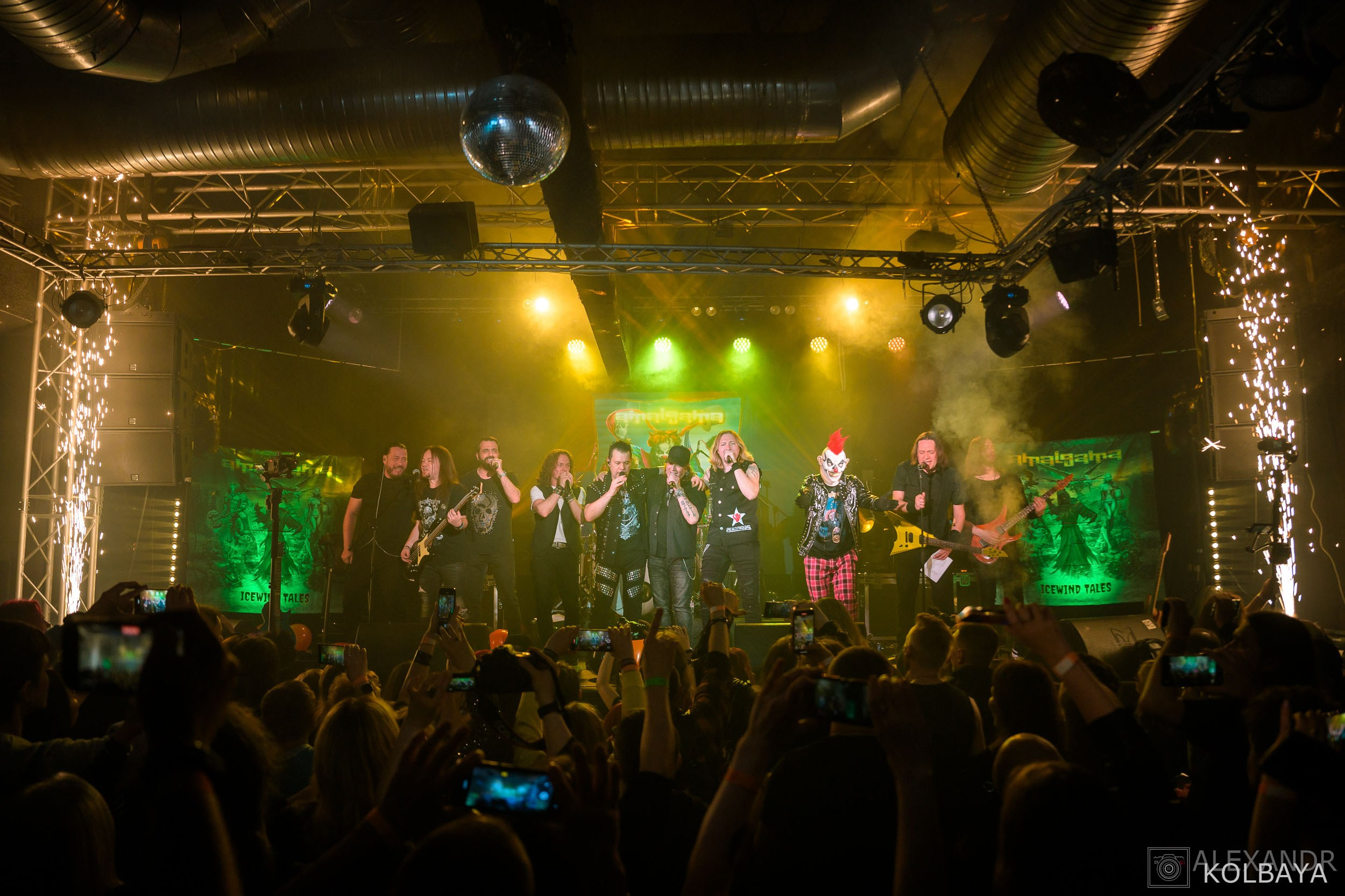 Концерт группы AMALGAMA. Концертный и театральный репортажный фотограф в Москве Александр Колбая