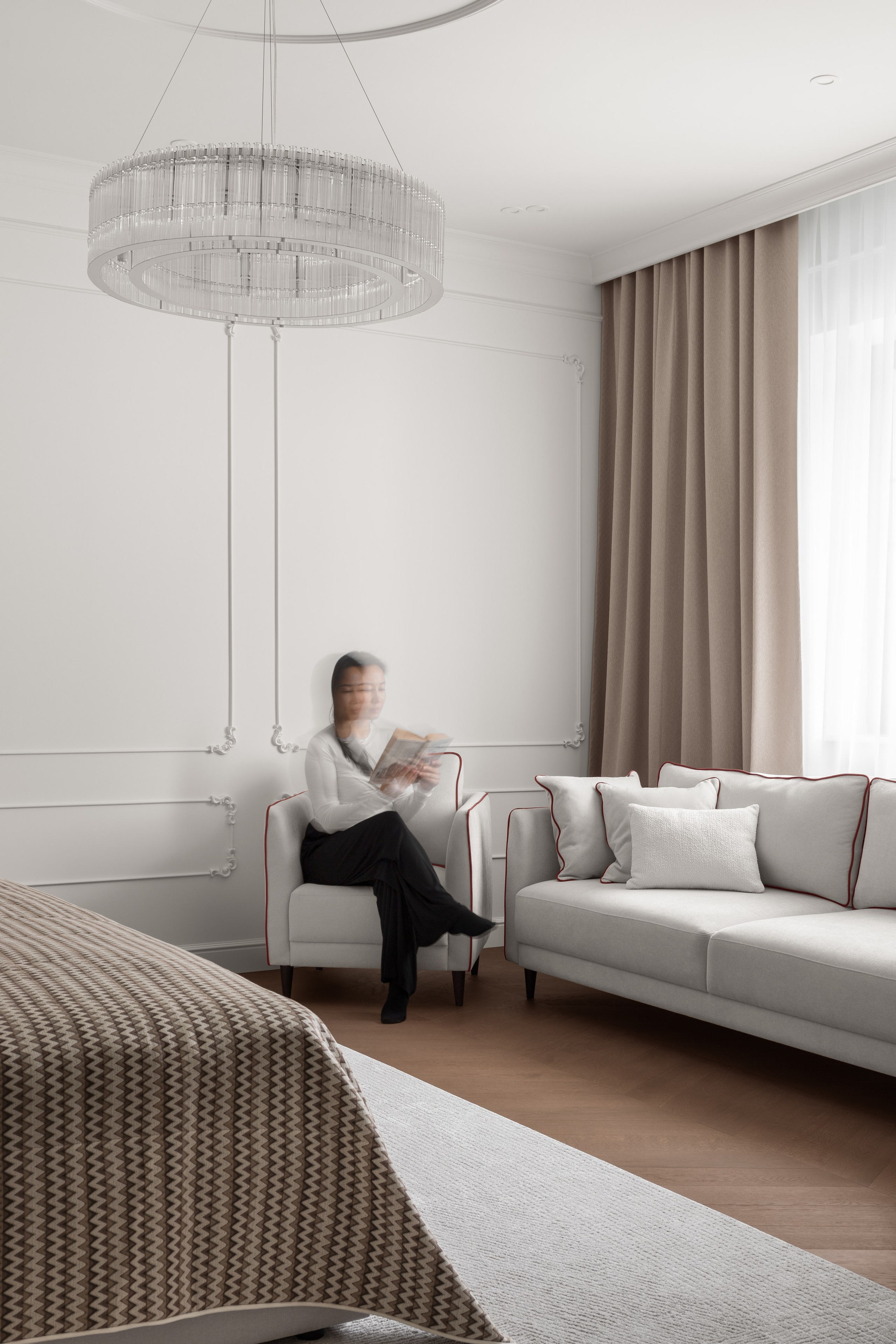 Профессиональная фотосъёмка дизайна интерьера коттеджа в г. Алматы. Роман Якунин — интерьерный фотограф в Алматы