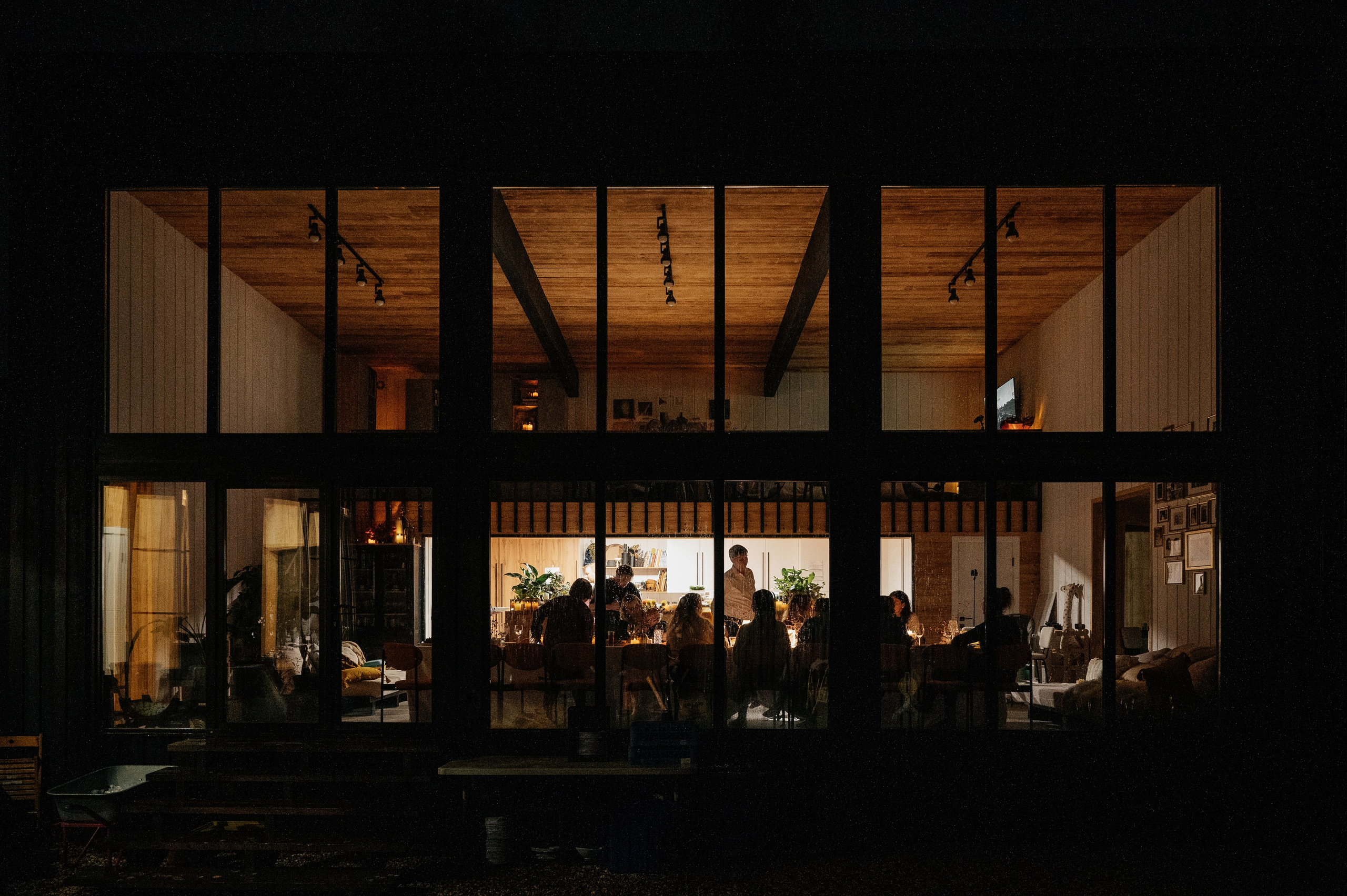 Невероятно атмосферный семейный ужин. Wedding photographer in Moscow and around the world Andrey Medvednikov