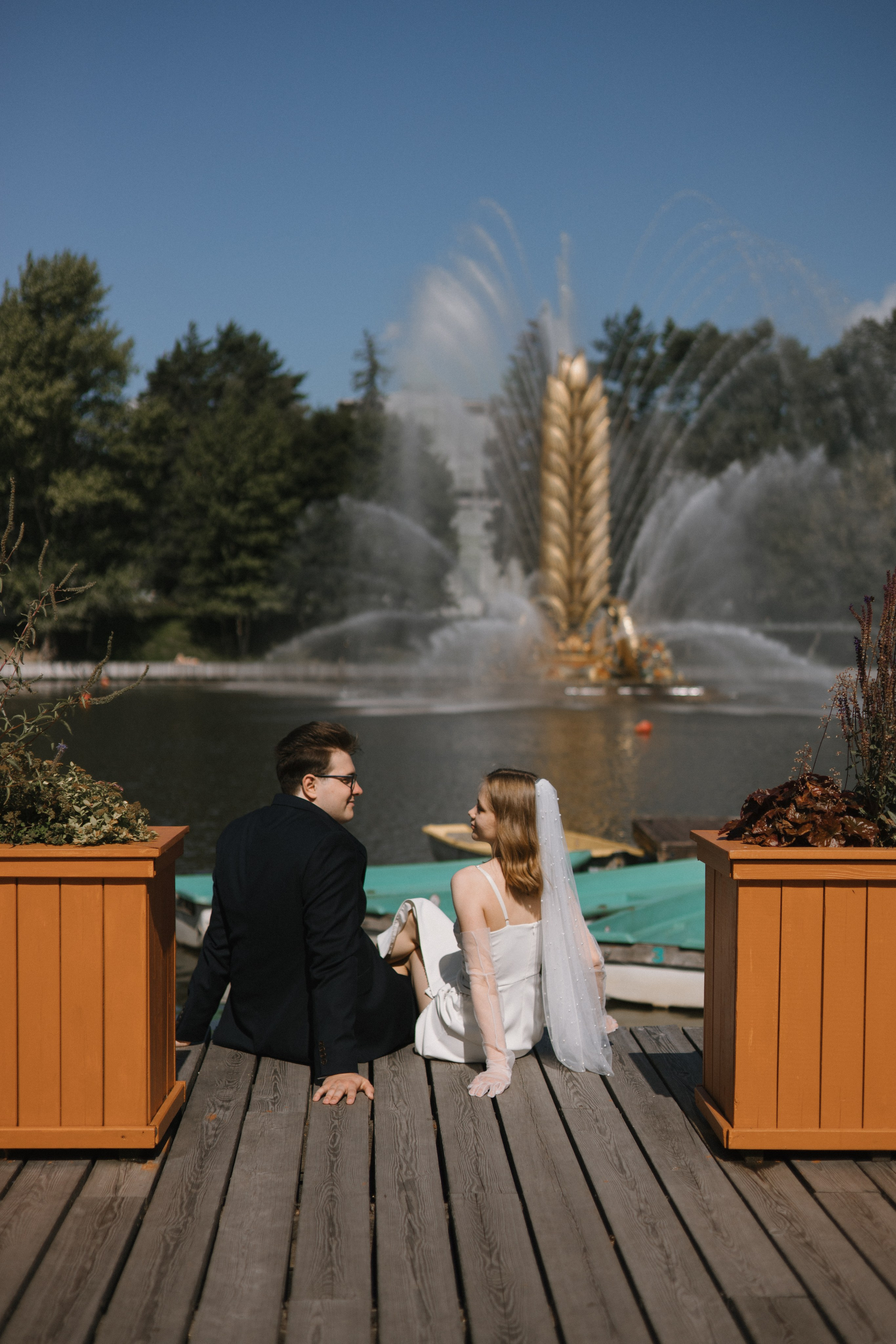 На московских изогнутых улочках. Свадебный и семейный фотограф в Санкт-Петербурге и Москве