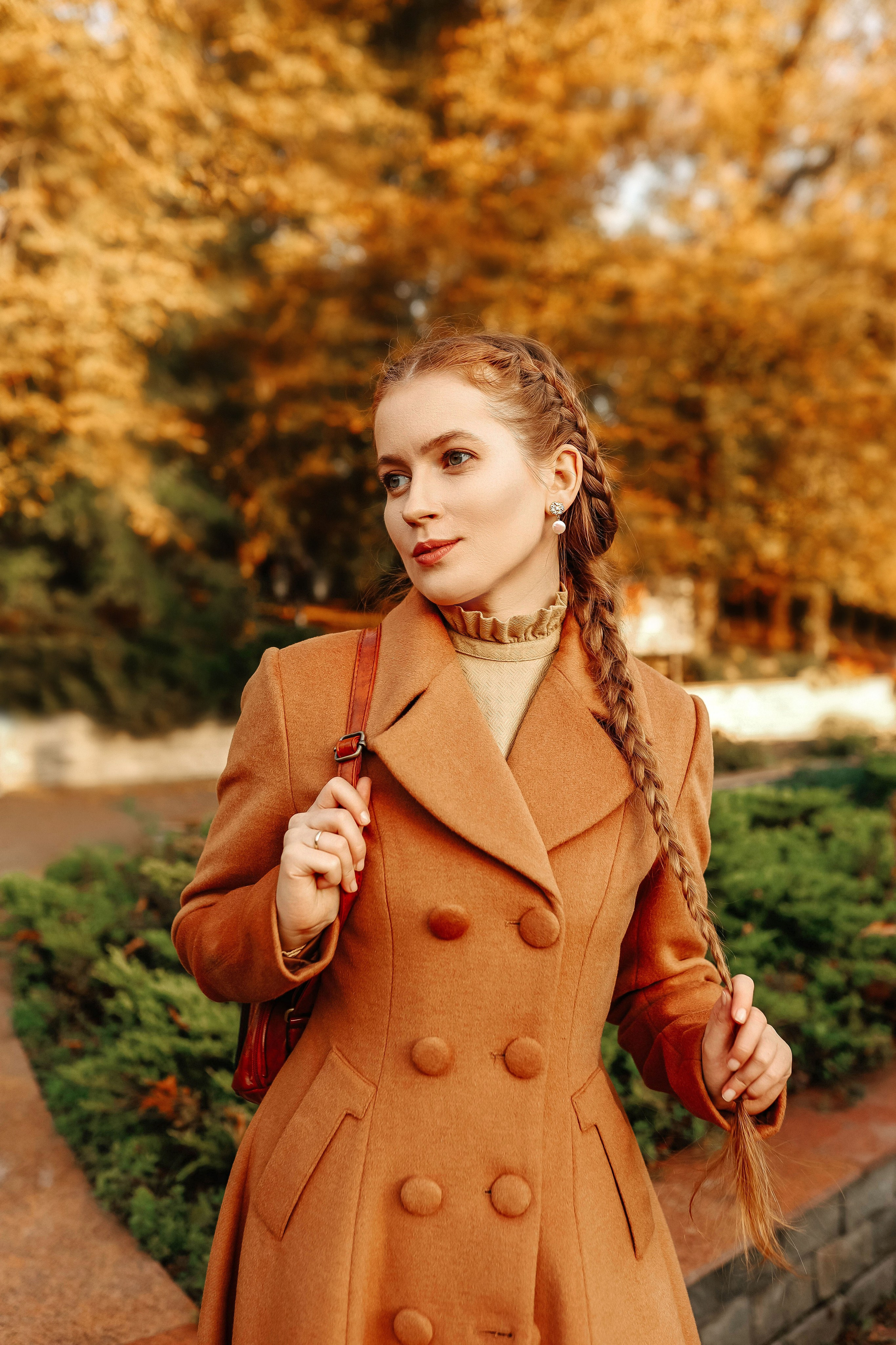 Женская осеняя винтажная фотосессия в Москве. Свадебный и семейный фотограф в Москве