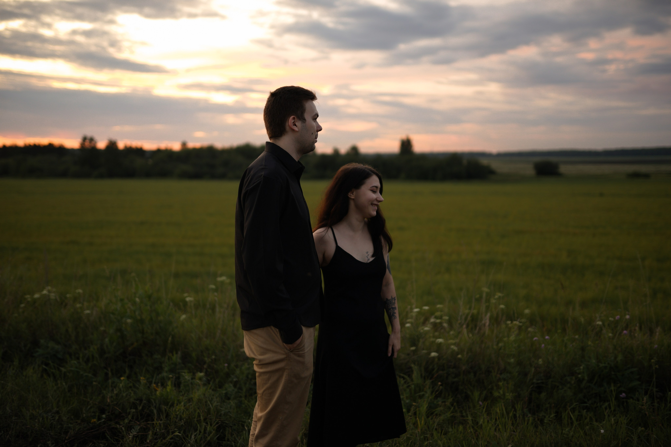 Поздний закат