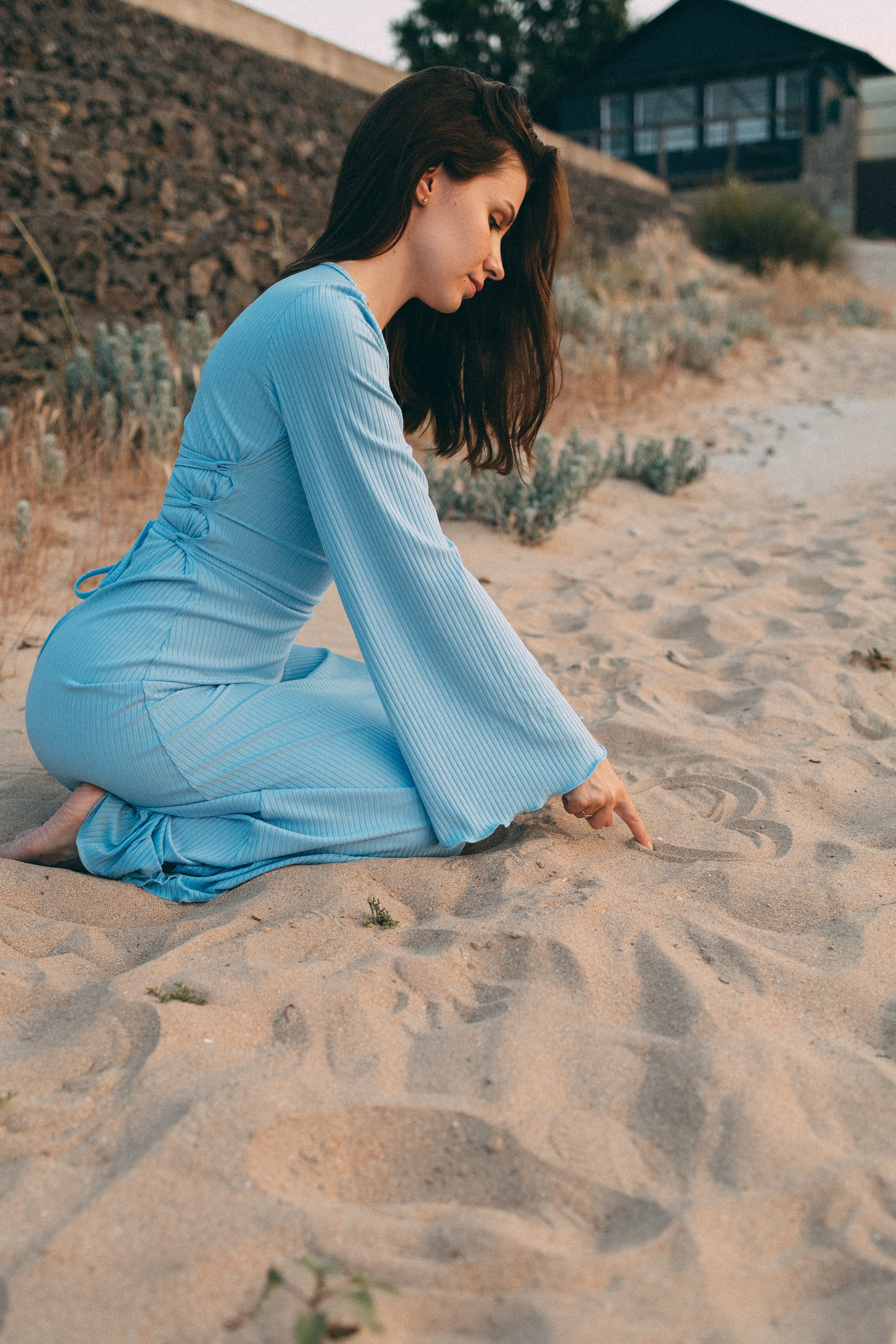 Закат на море. Фотограф в Дагестане Кира Молькова