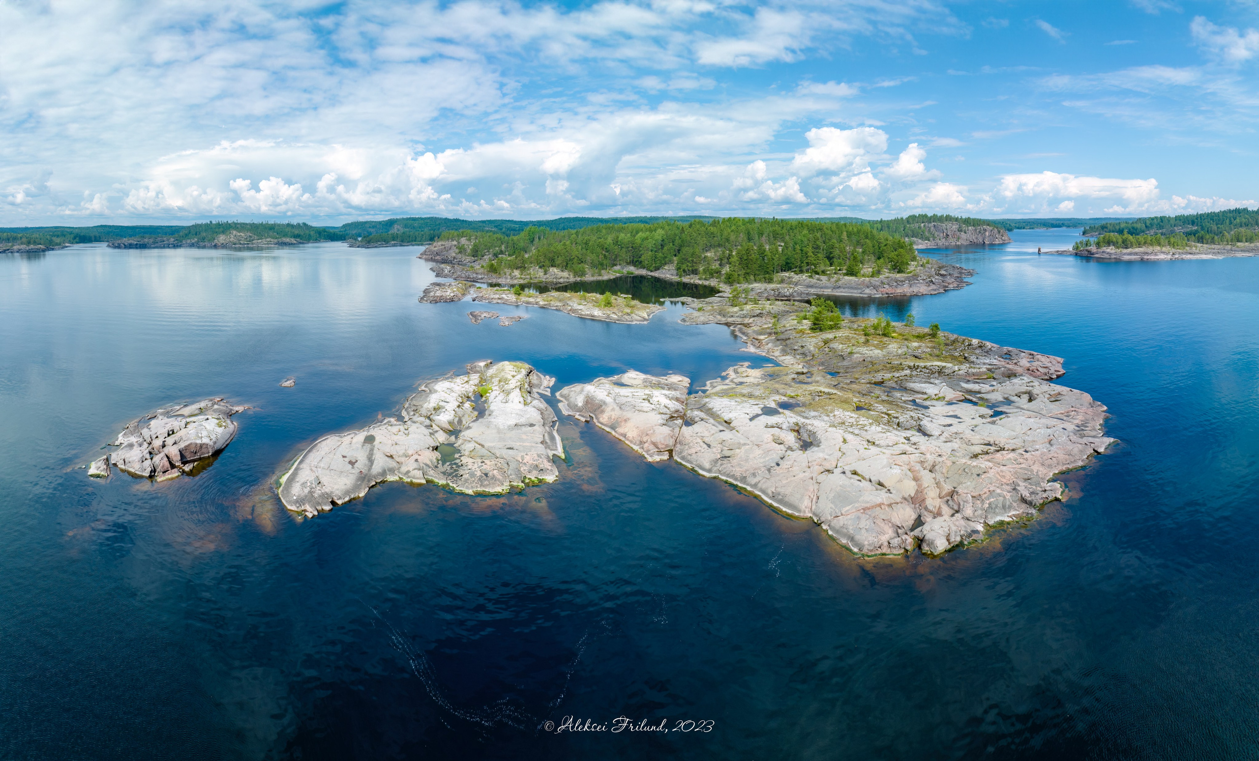 Ладожское озеро. Аэросъемка. Фото и Видео в Карелии. Алексей Фрилунд