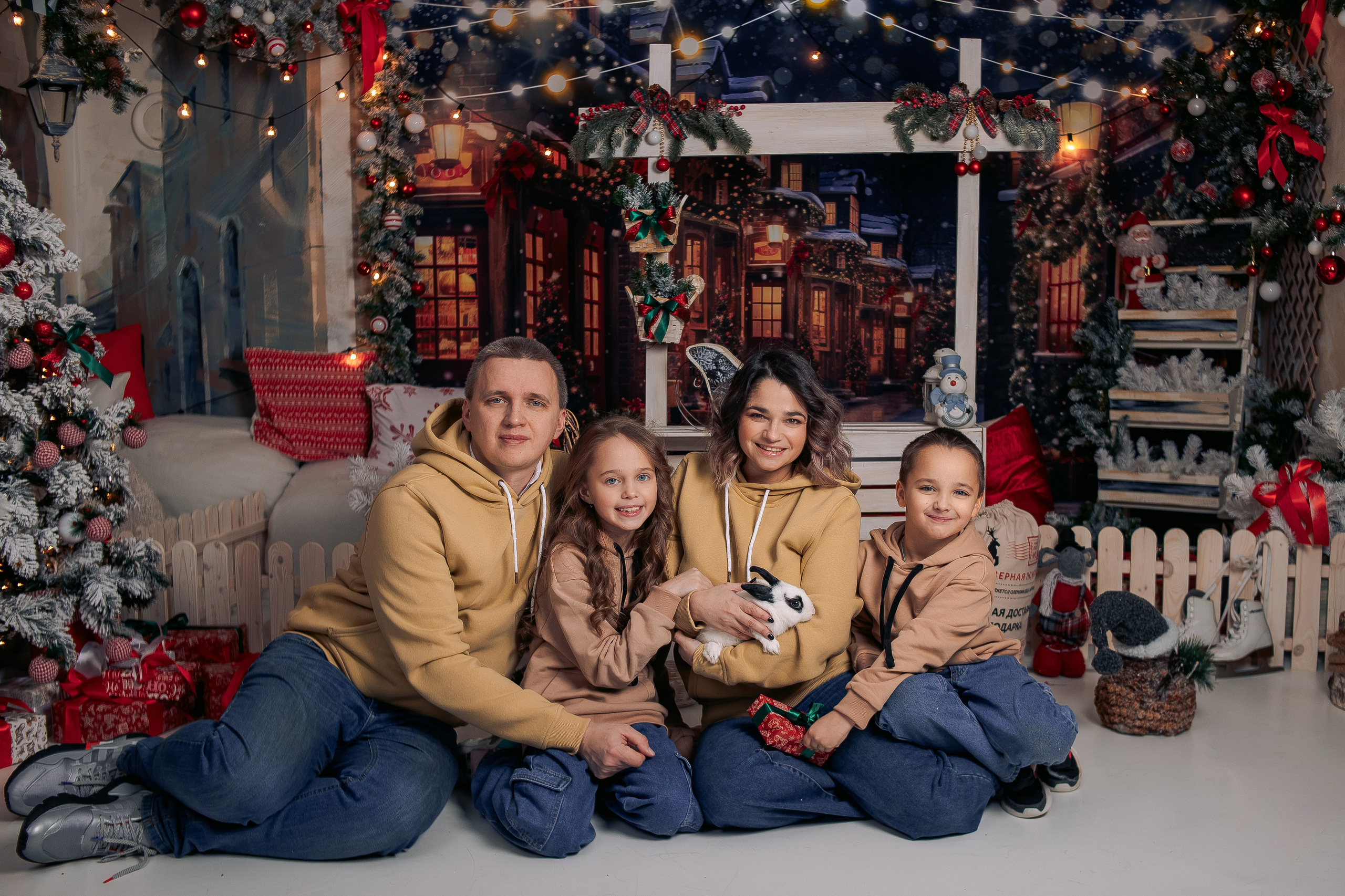 Новогодняя фотосессия фотодень спб с кроликами. Фотограф в Санкт-Петербурге, Анна Скворцова