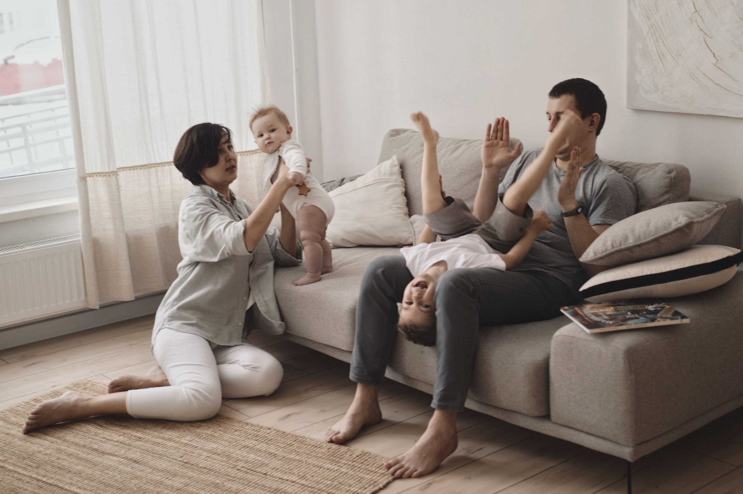 Студийная съёмка. Семейный, детский, солнечный фотограф в городе Перми Калина Анна