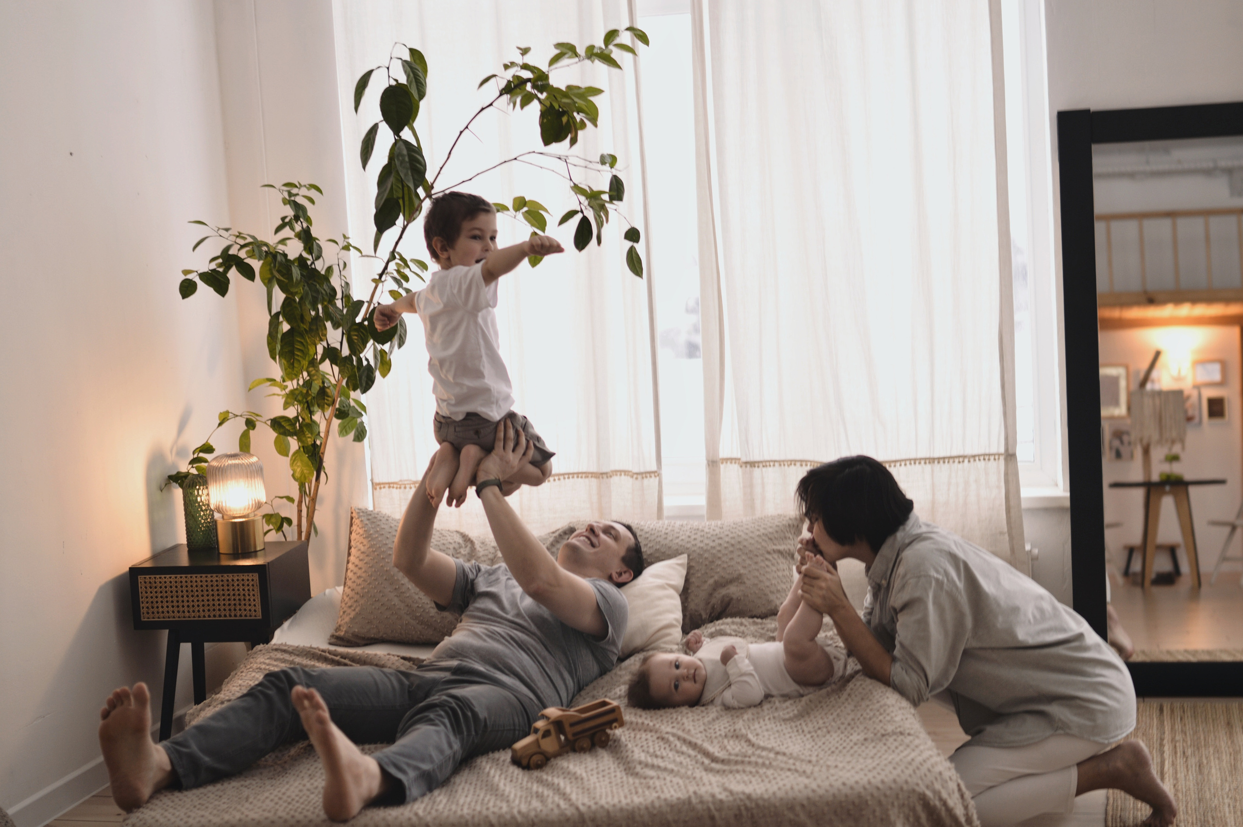 Студийная съёмка. Семейный, детский, солнечный фотограф в городе Перми Калина Анна