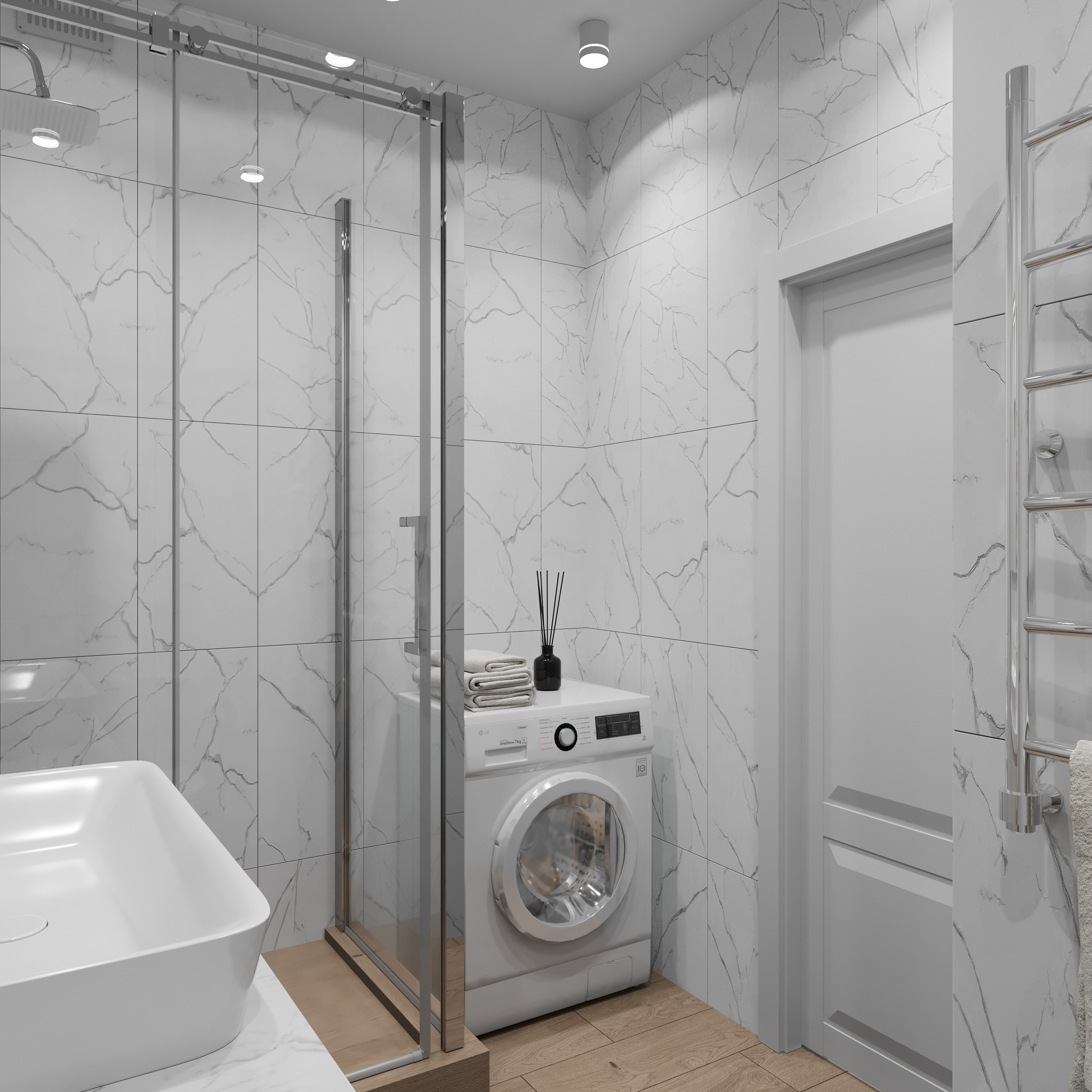 Визуализация ванной комнаты