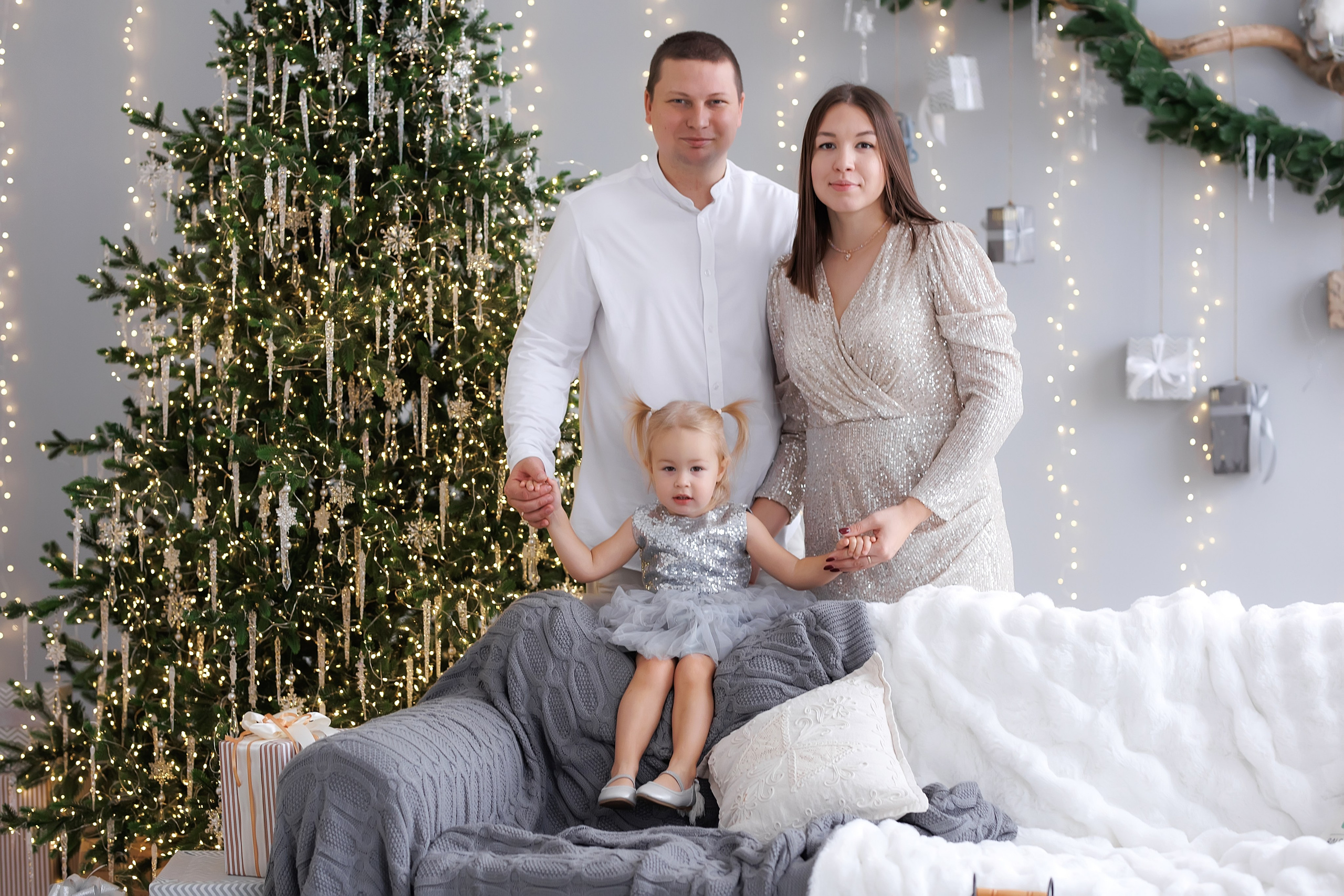 Наталья, Денис и Таисия. Семейный и детский фотограф в Москве Шарапова Ирина