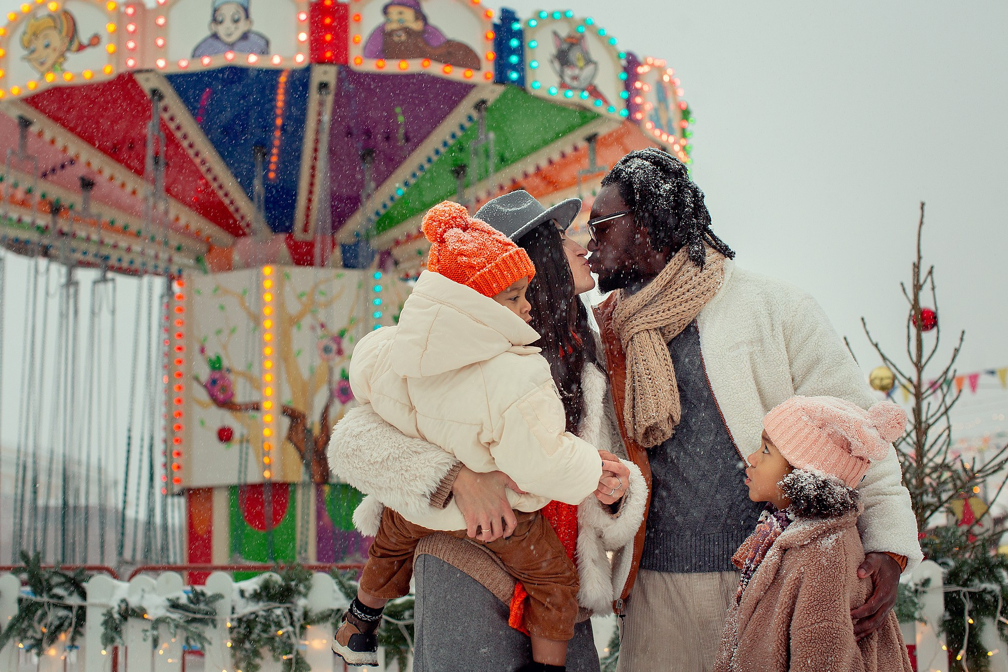 Яркая новогодняя Фотосессия на ярмарке. Tatyana Nadezhdina Family photographer