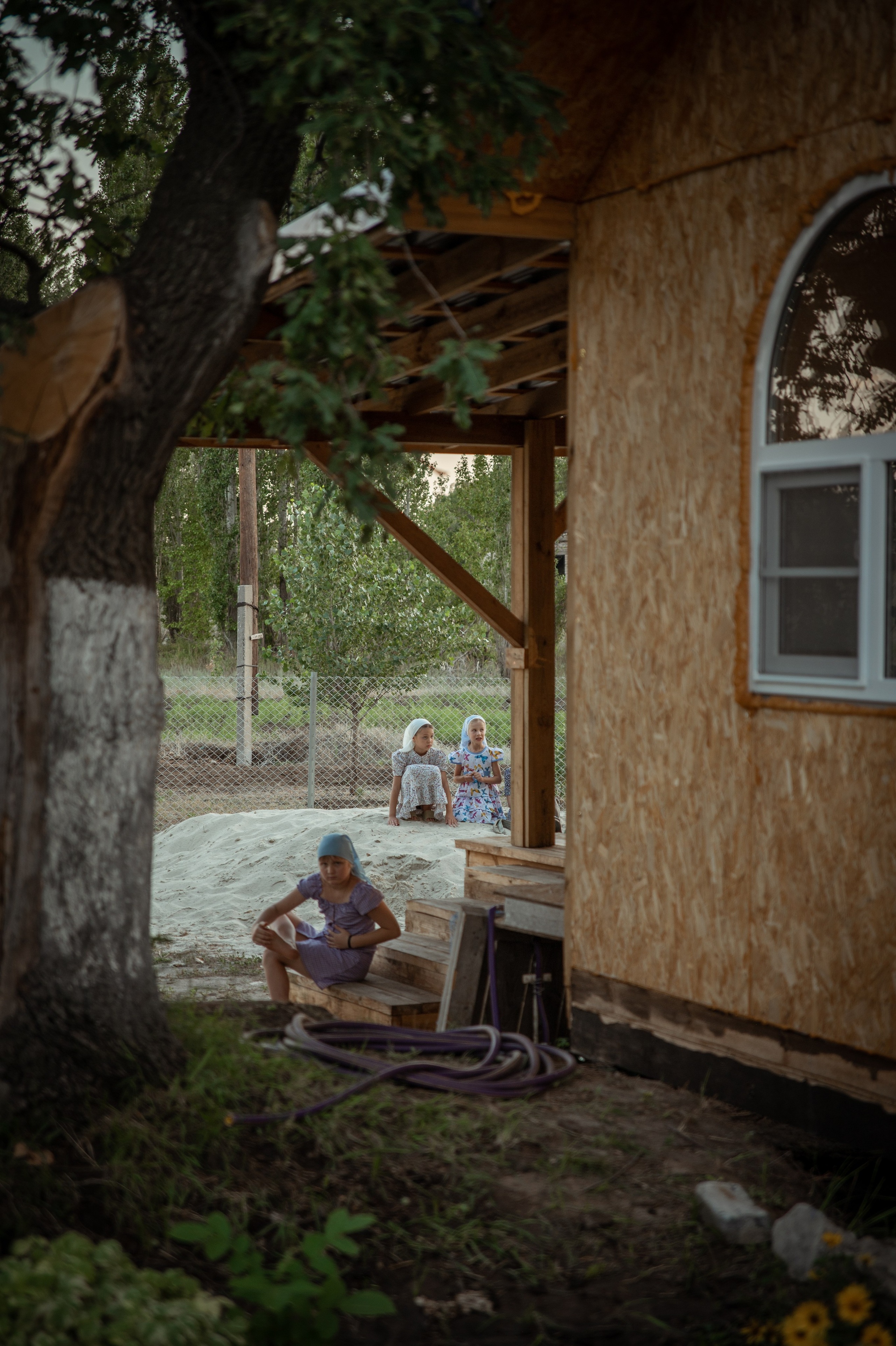 Освещение купола в храме Казанской иконы Божьей Матери х. Закутский. Церковный, семейный и репортажный фотограф Волгоград, Волжский
